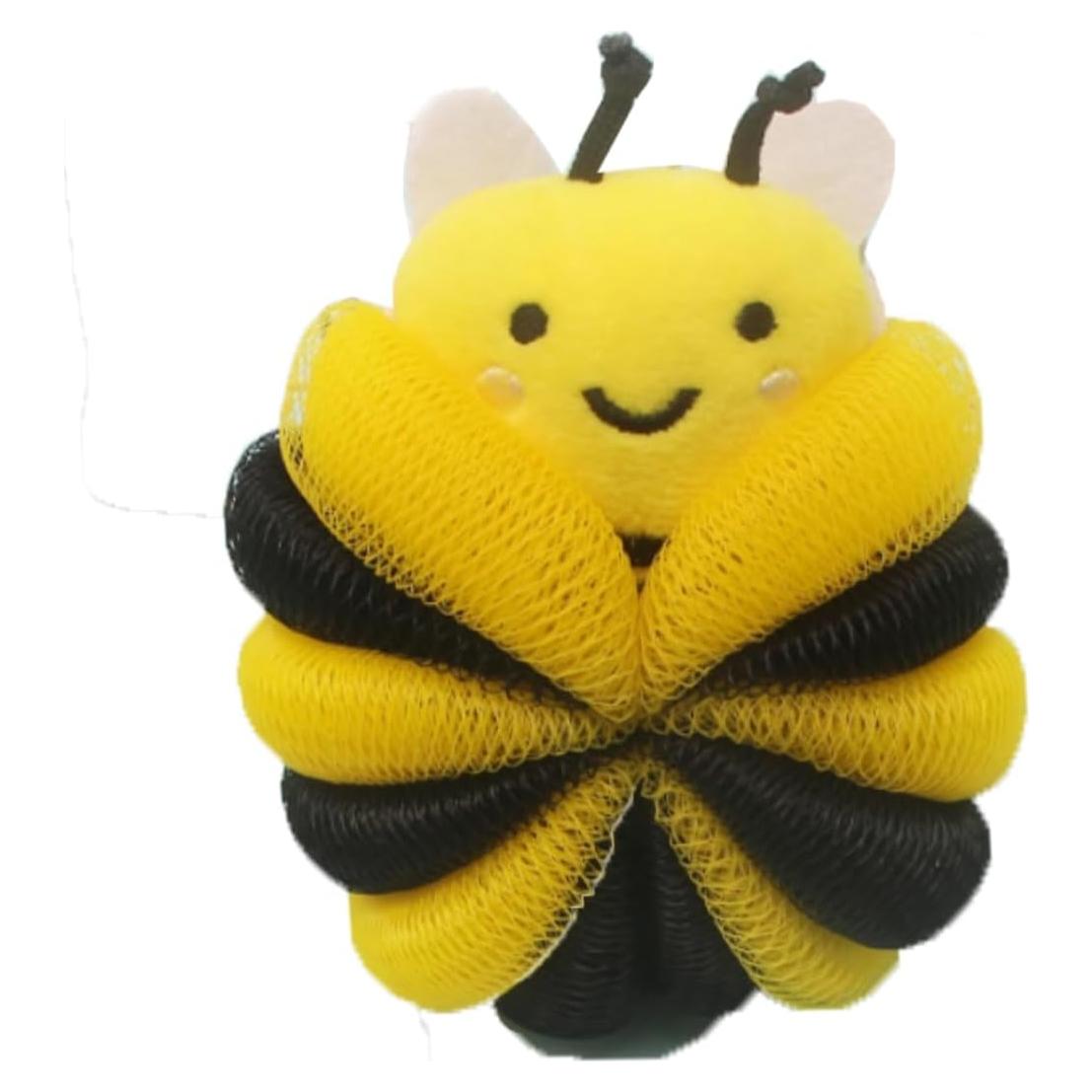 Esponja de Baño Exfoliante Cslbiuni Abeja Kawaii 2cm
