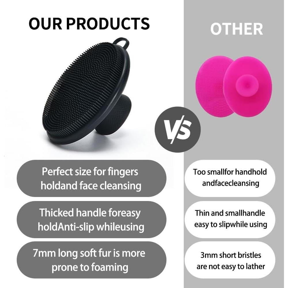 Cepillo Facial de Silicona XIAOZHIHUI Grande 1262 Cerdas Suaves