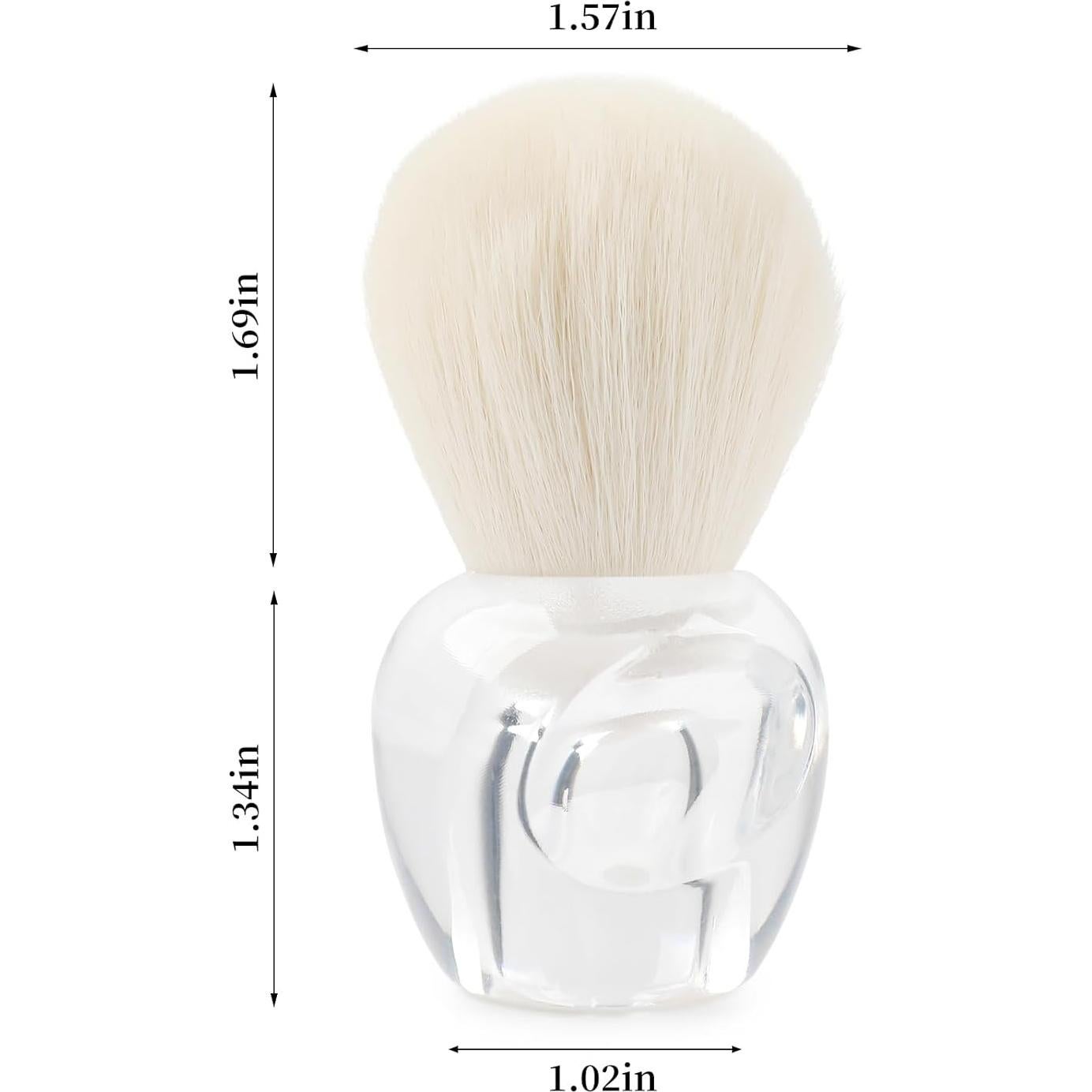 Cepillo de Polvo BQAN para Uñas y Maquillaje Transparente