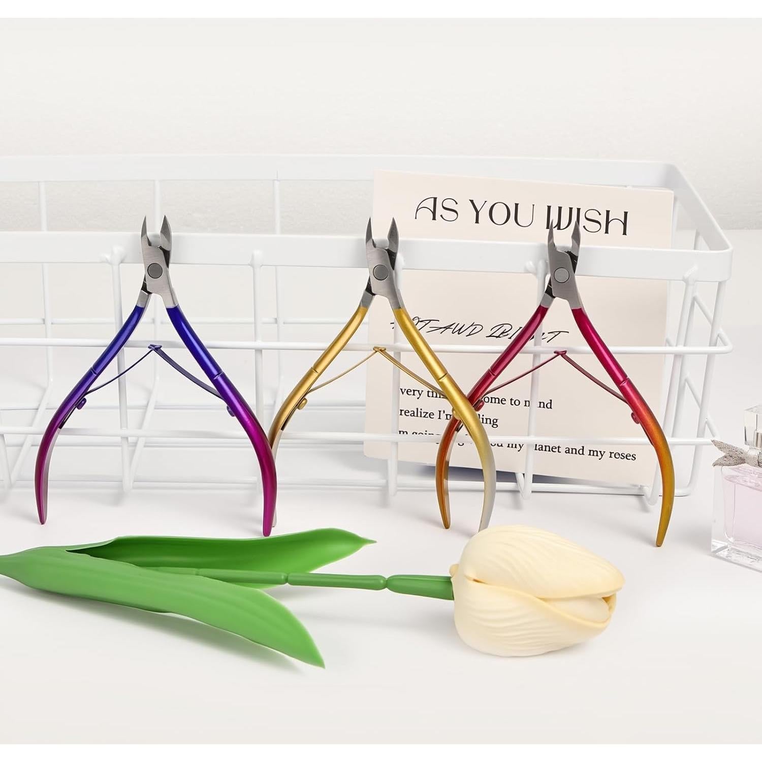 Cortador de Cutículas Cmetta Amarillo Acero al Carbono