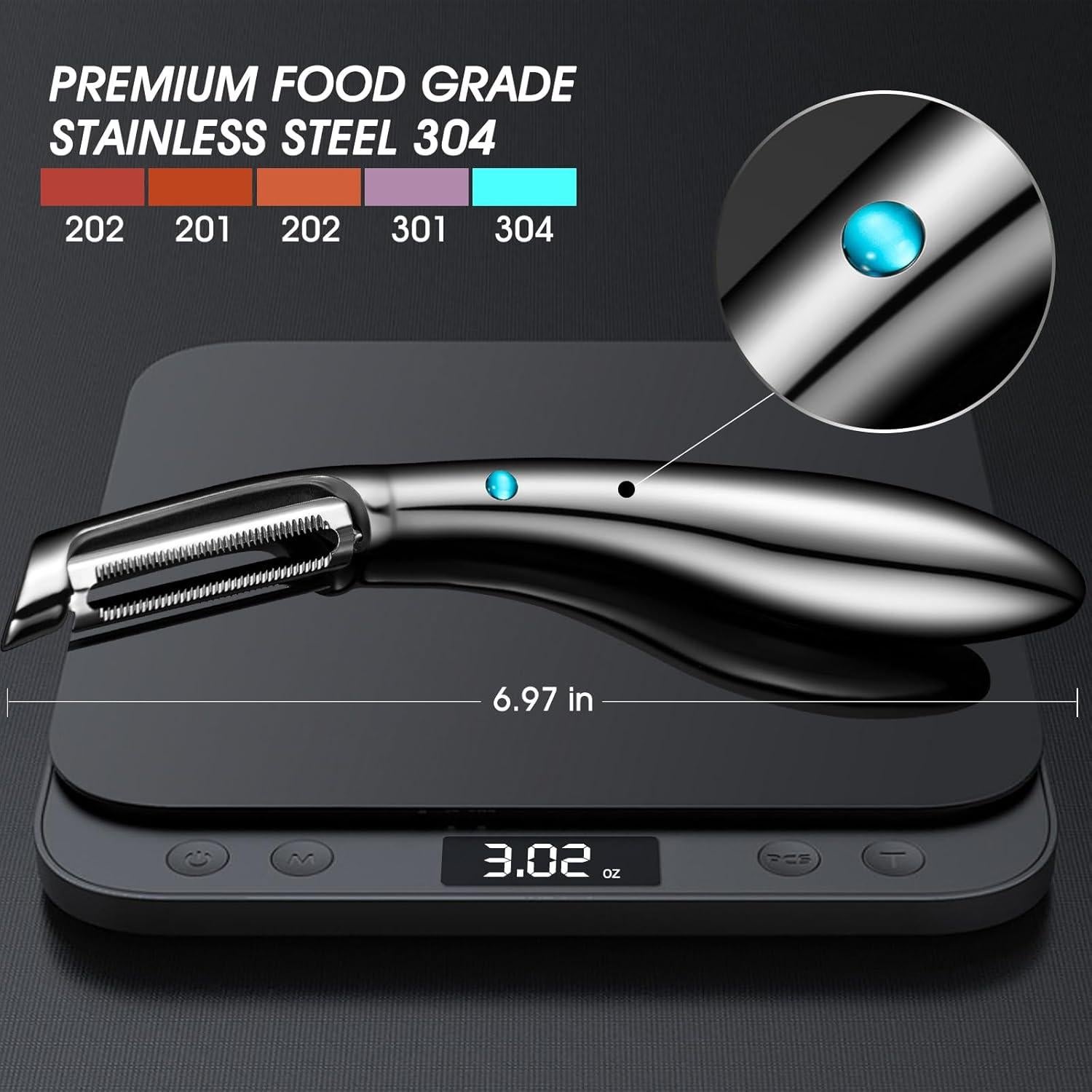 Pelador de Verduras CCKO I-Peeler Acero Inoxidable 10 Años Sin Óxido