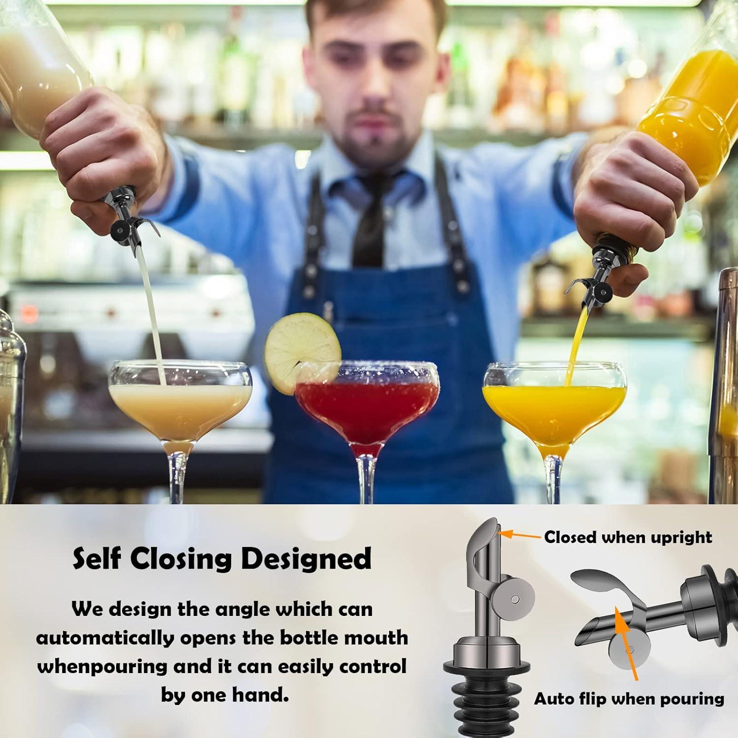 Vertedores de Botellas WAFJAMF Acero Inoxidable 2 Pcs