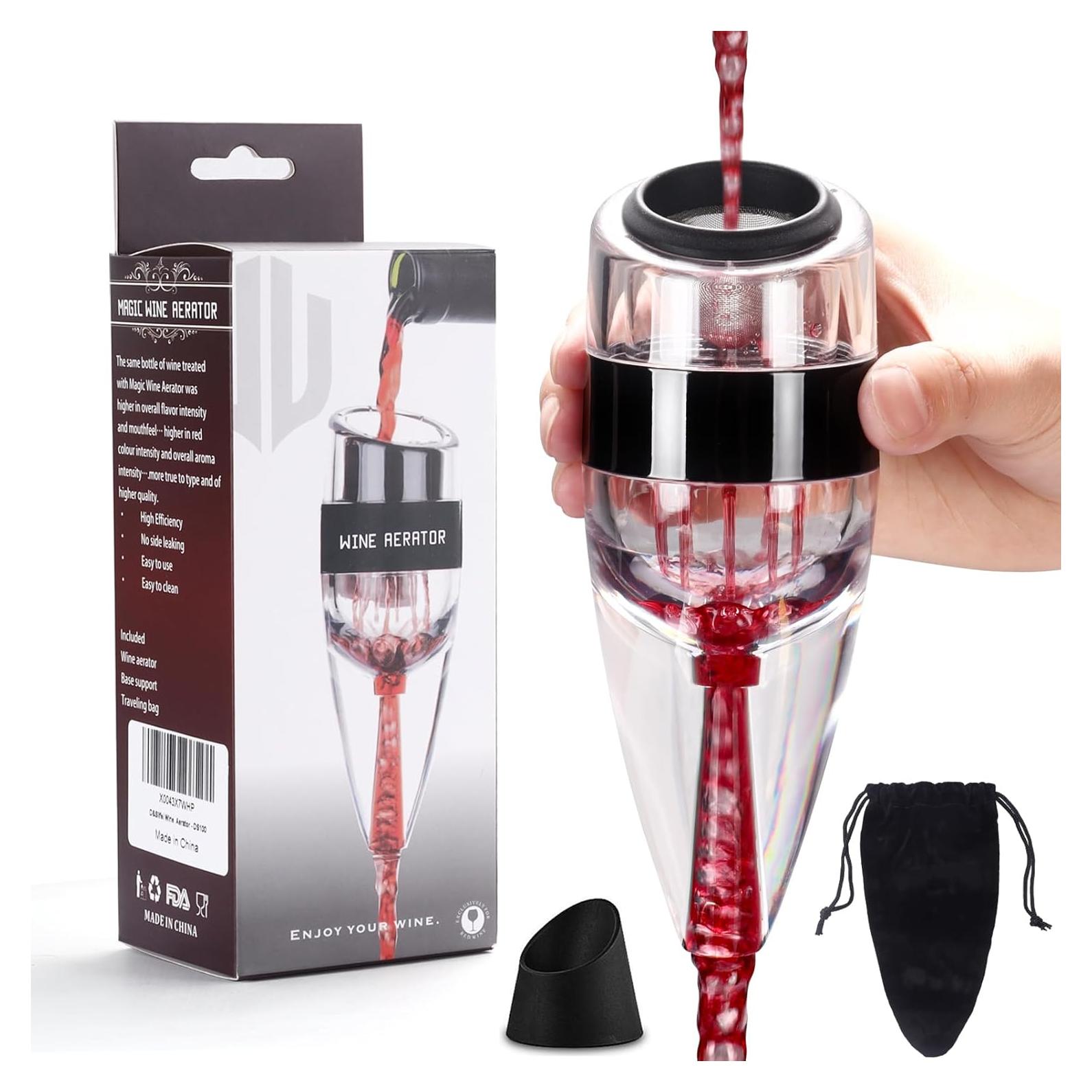 Aerador de Vino D&Slifei Modelo DS-100 - Mejora Sabores Rápido
