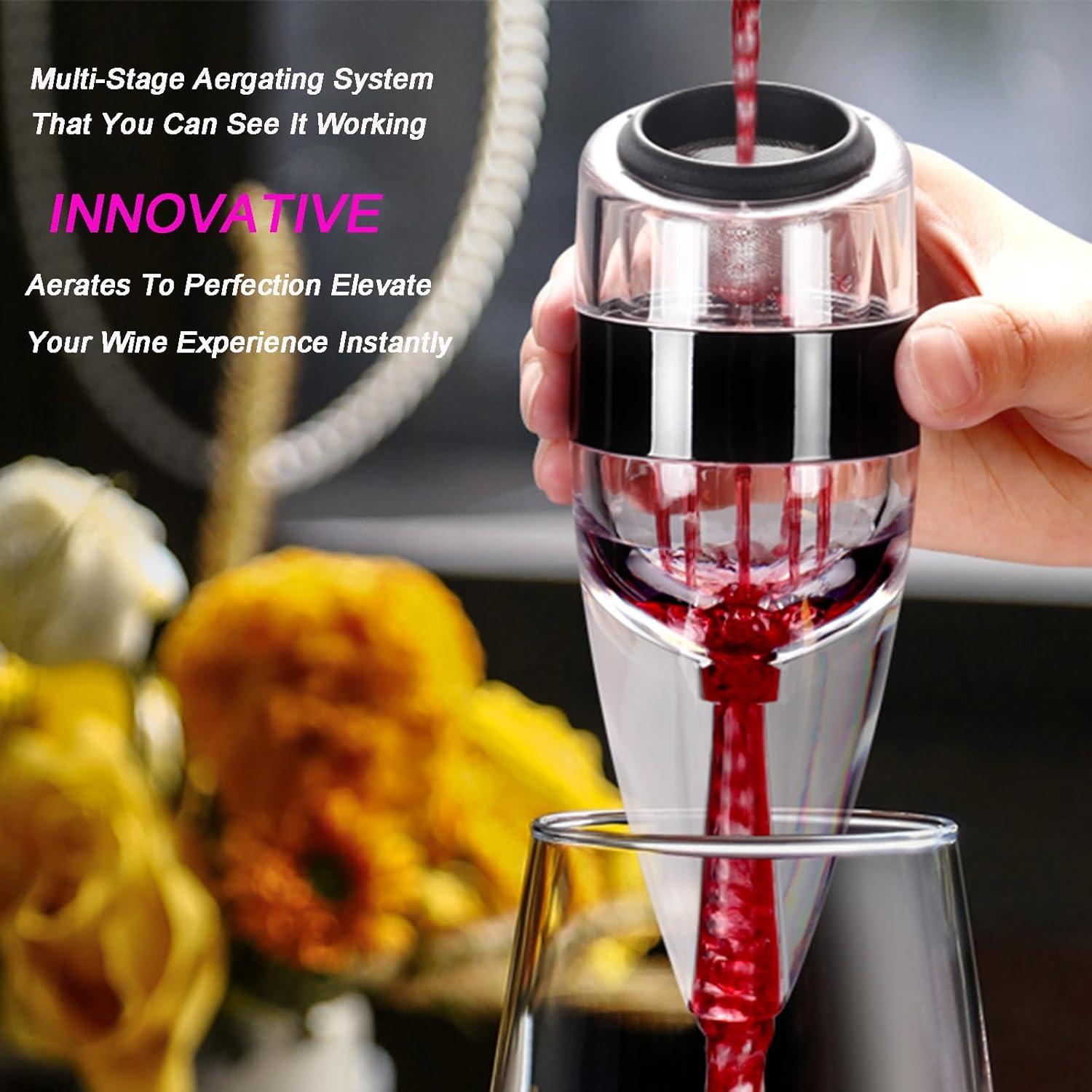 Aerador de Vino D&Slifei Modelo DS-100 - Mejora Sabores Rápido