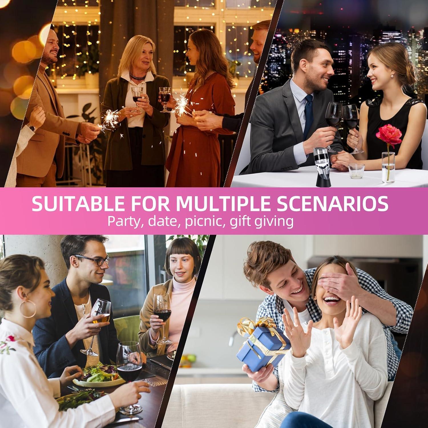 Aerador de Vino D&Slifei Modelo DS-100 - Mejora Sabores Rápido