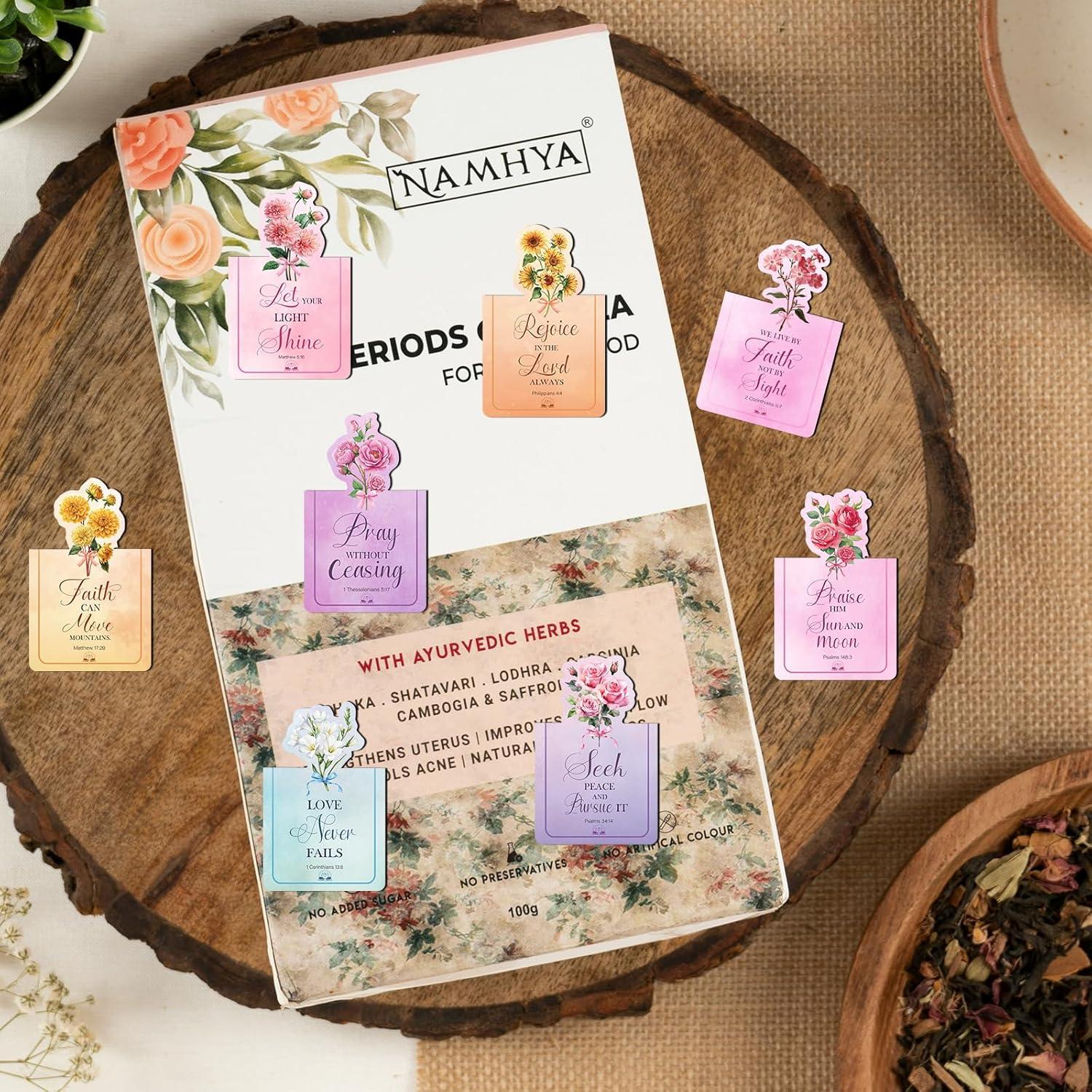 Marcadores Magnéticos Bíblicos Berirexrion - 8 Pcs Floral