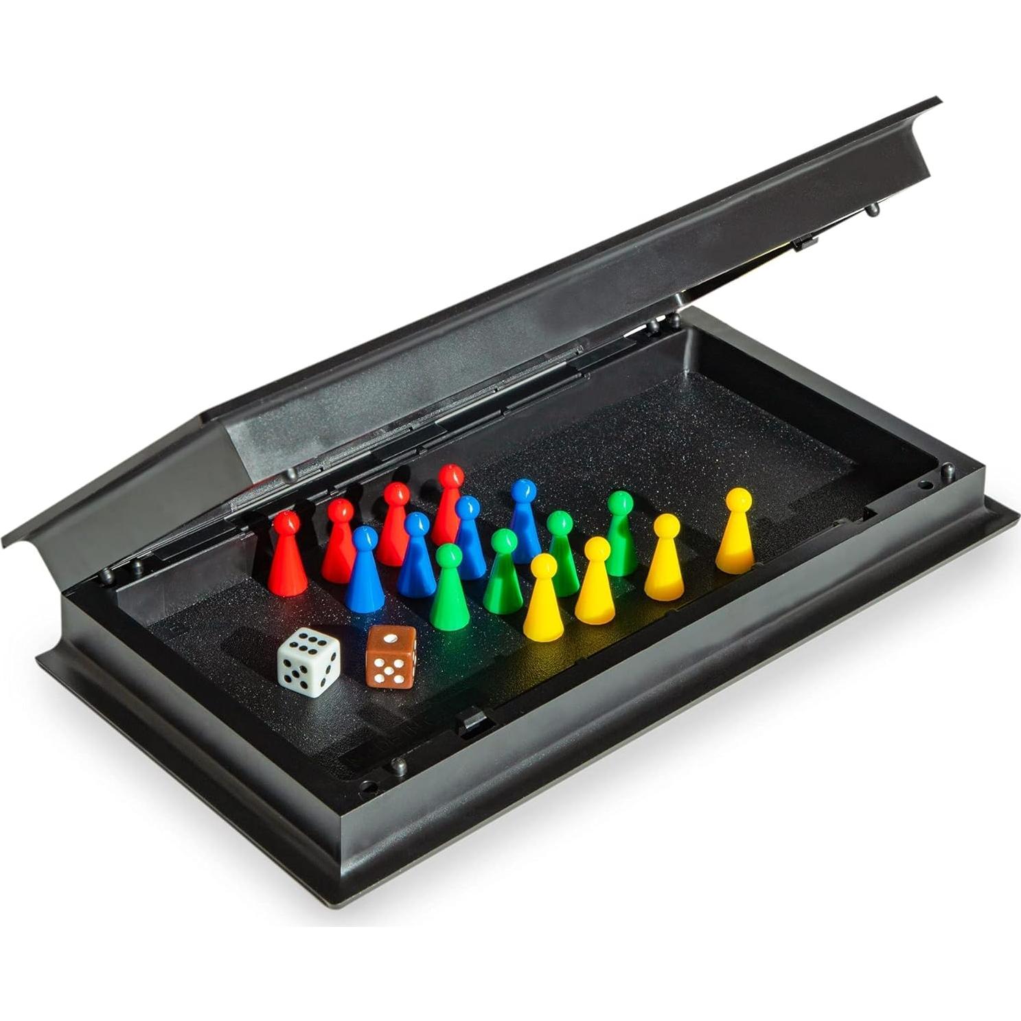 Juego de Mesa Plegable Magnético Ludo - 24.8 cm - 2 a 4 Jugadores