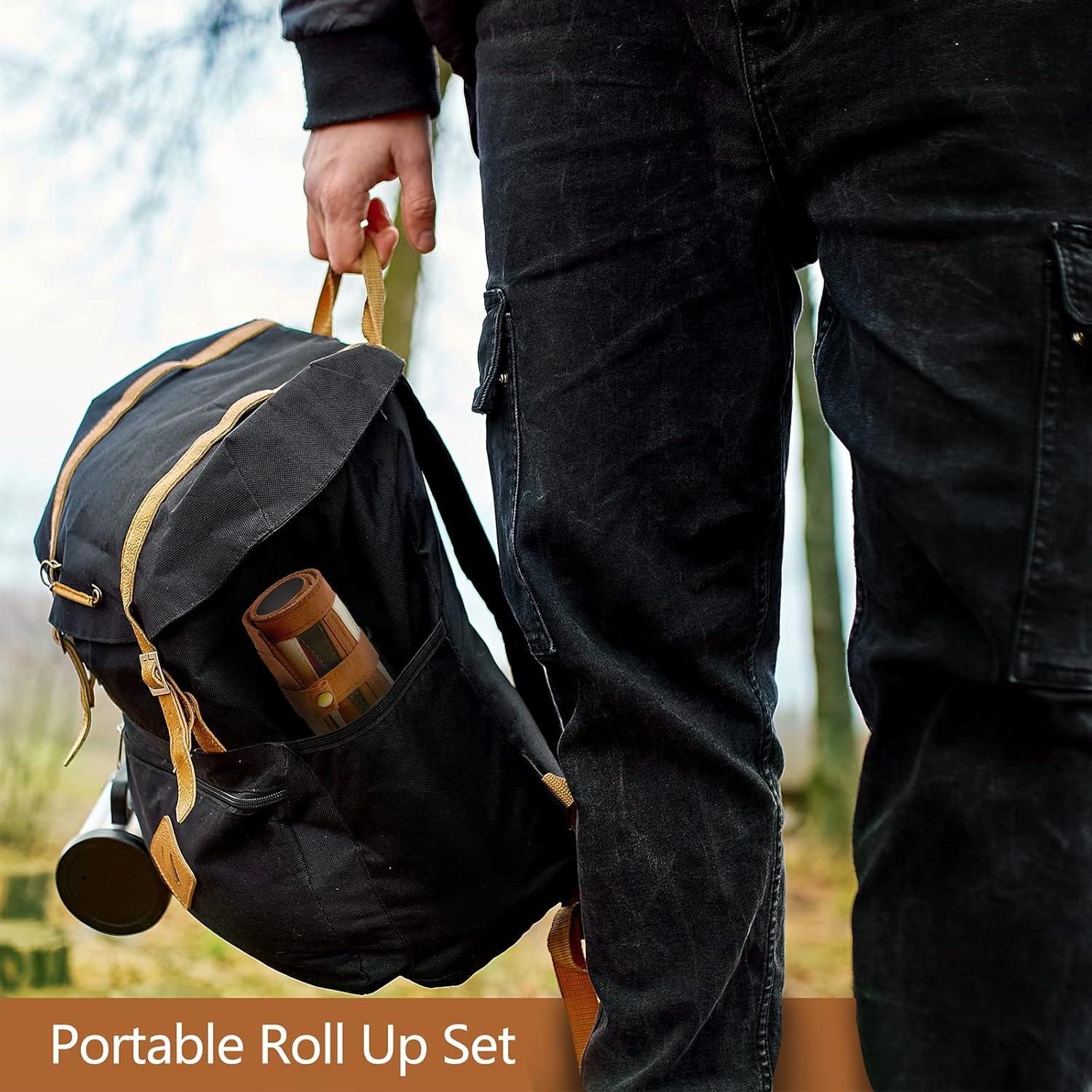 Woodronic Juego 3 en 1 Ajedrez, Damas y Backgammon Plegable