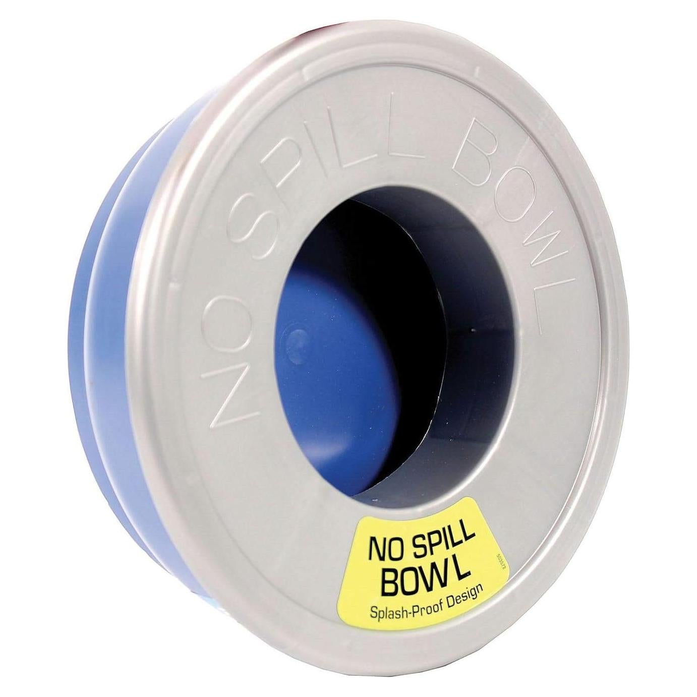 Tazón No Spill Petmate Azul 1.4L Diseño Antisalpicaduras