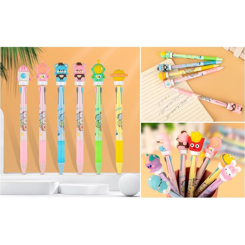 Set de 24 Bolígrafos Fidget Spinner Multicolor PGPBW 0.5mm