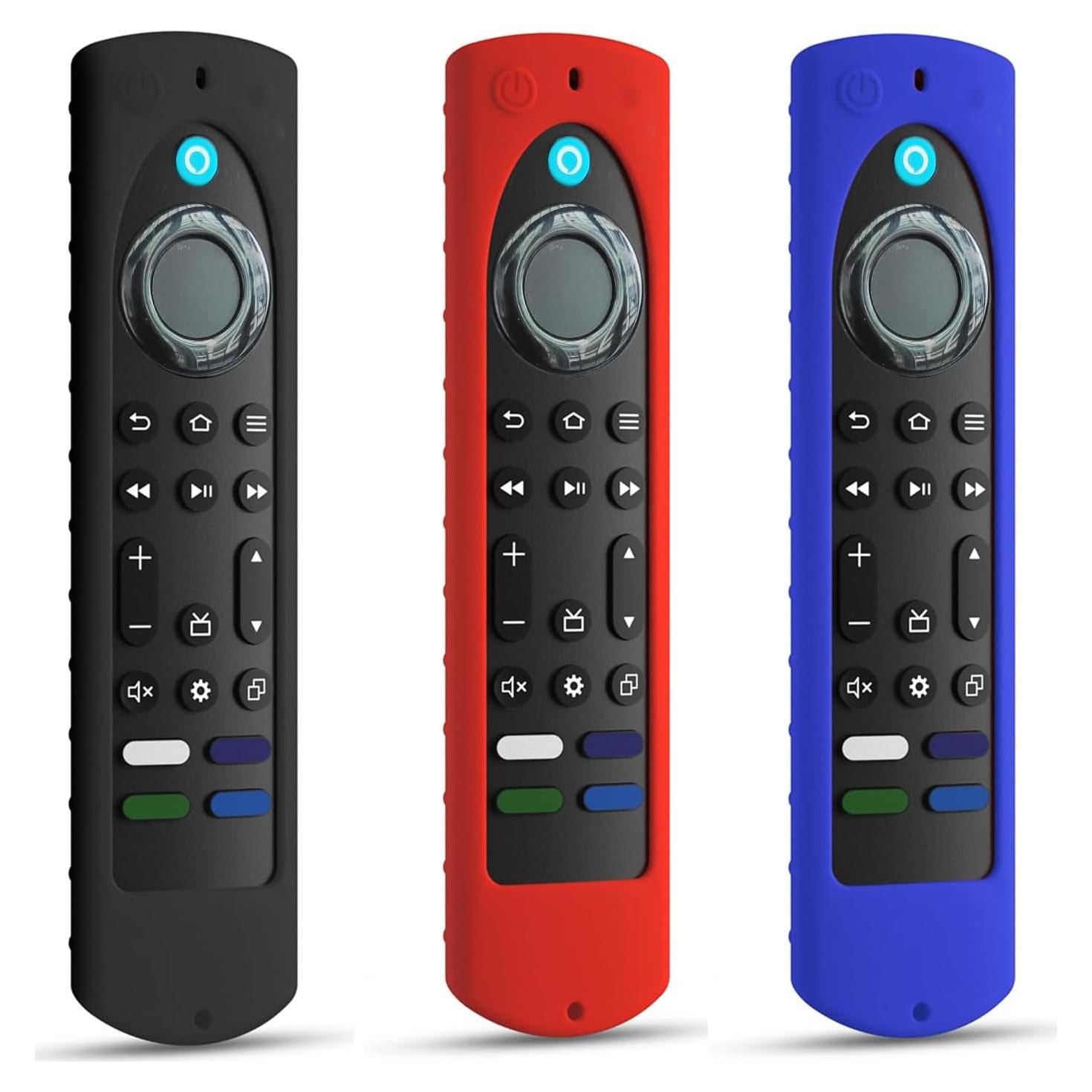 Funda de Silicona para Control Remoto Fire TV Stick 4K Max 2023 - 3 Piezas