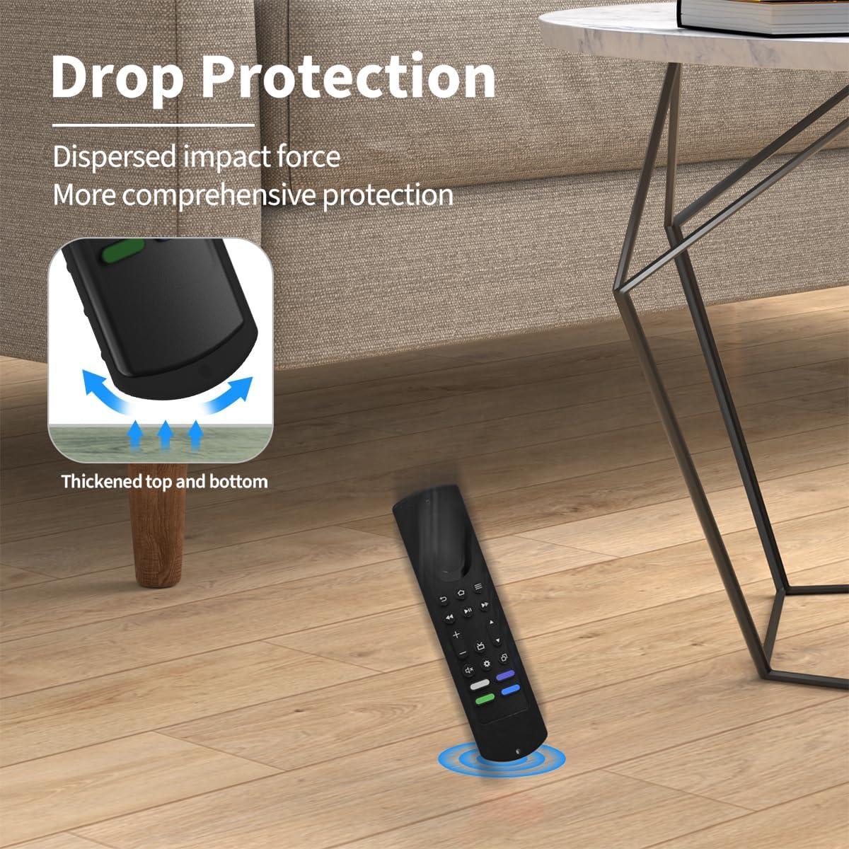 Funda de Silicona para Control Remoto Fire TV Stick 4K Max 2023 - 3 Piezas