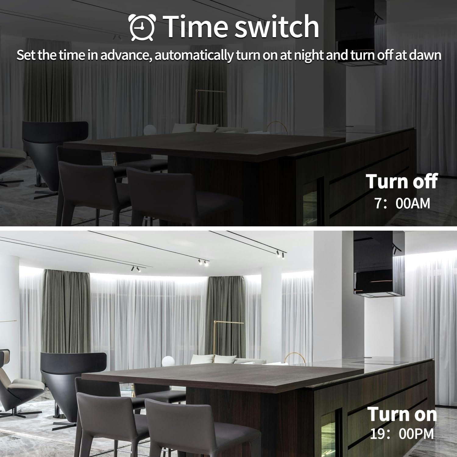 Tira LED COB 5m Blanca Regulable Yeewhale 6000K Control Remoto