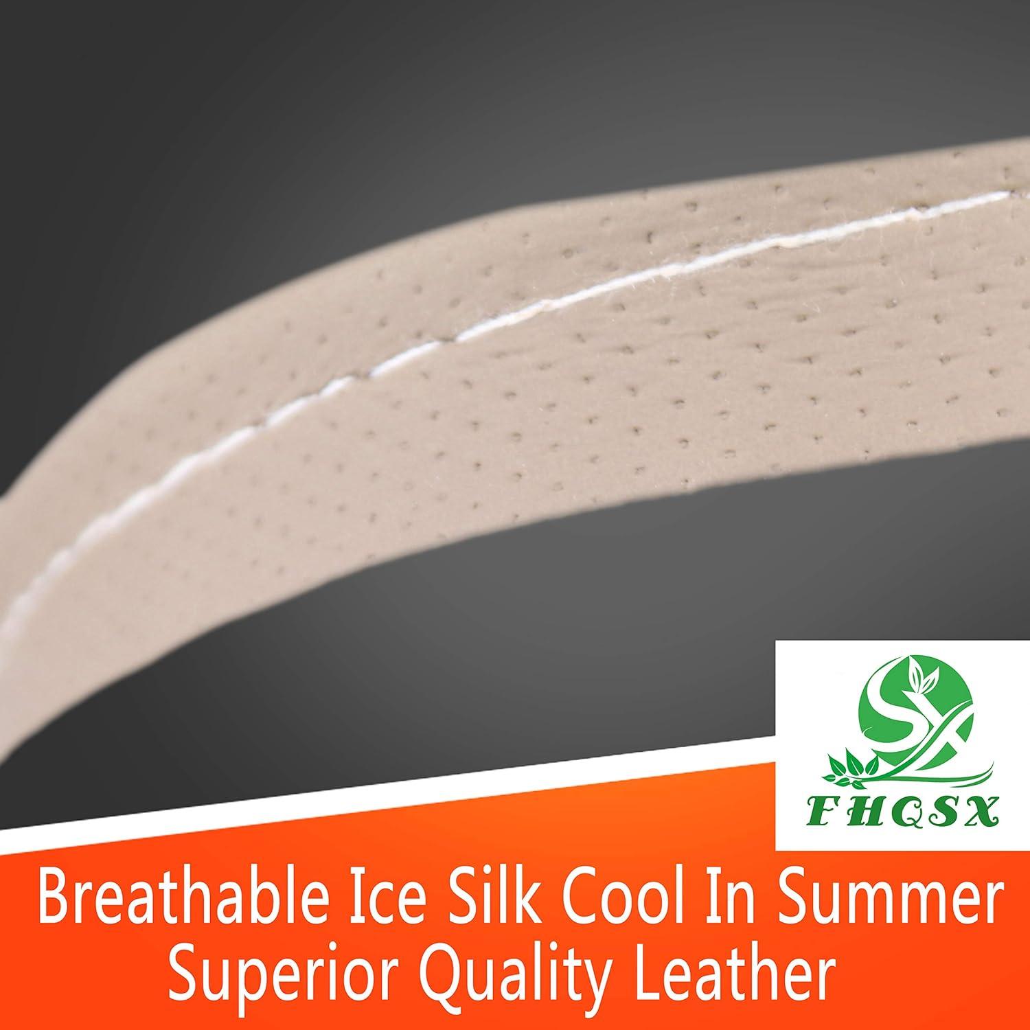 Cubierta de Volante FHQSX Beige 38 cm Universal Antideslizante