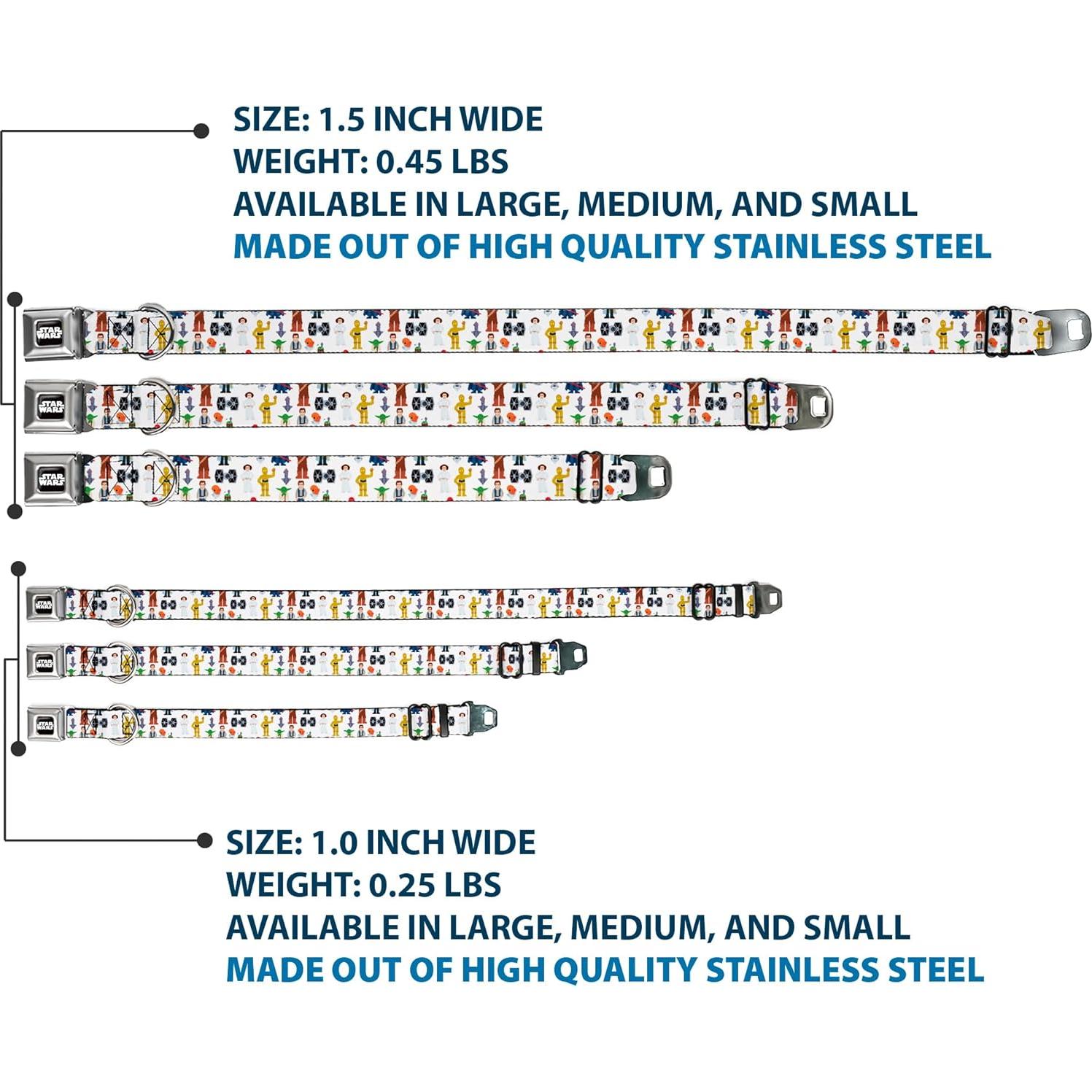 Collar para Perro Star Wars Buckle-Down 24.1-33 cm 2.5 cm