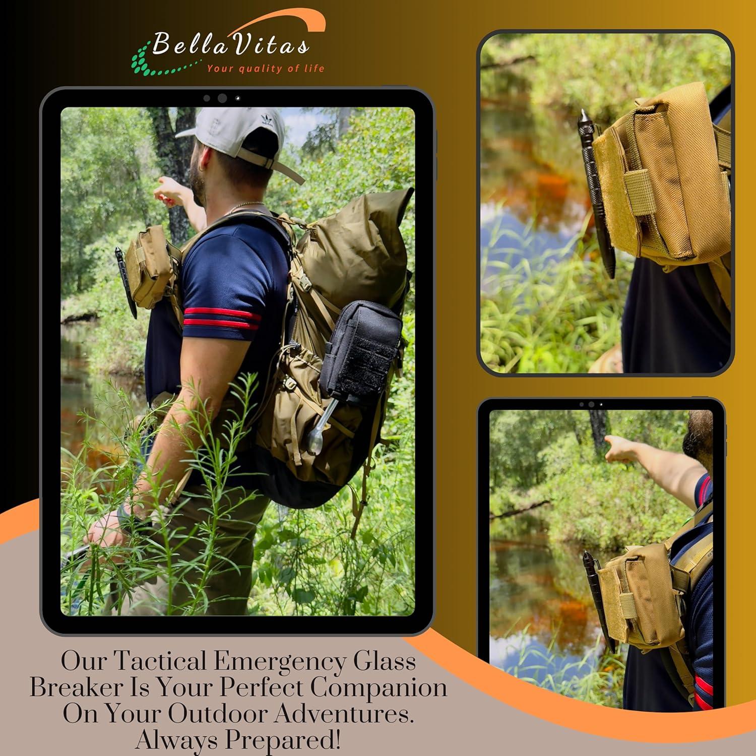 Bolígrafo Táctico Militar BellaVitas con Cuaderno Impermeable