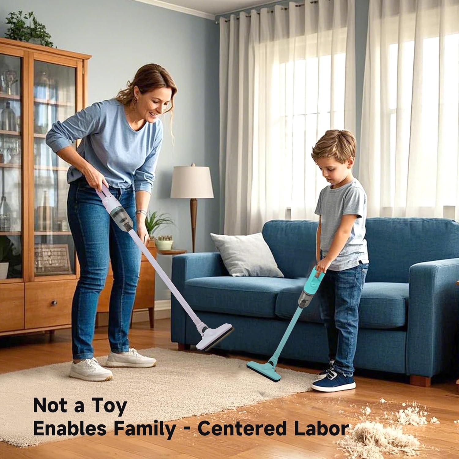 Aspiradora de Mano Inalámbrica TROURAY Verde 100W HEPA 6 en 1