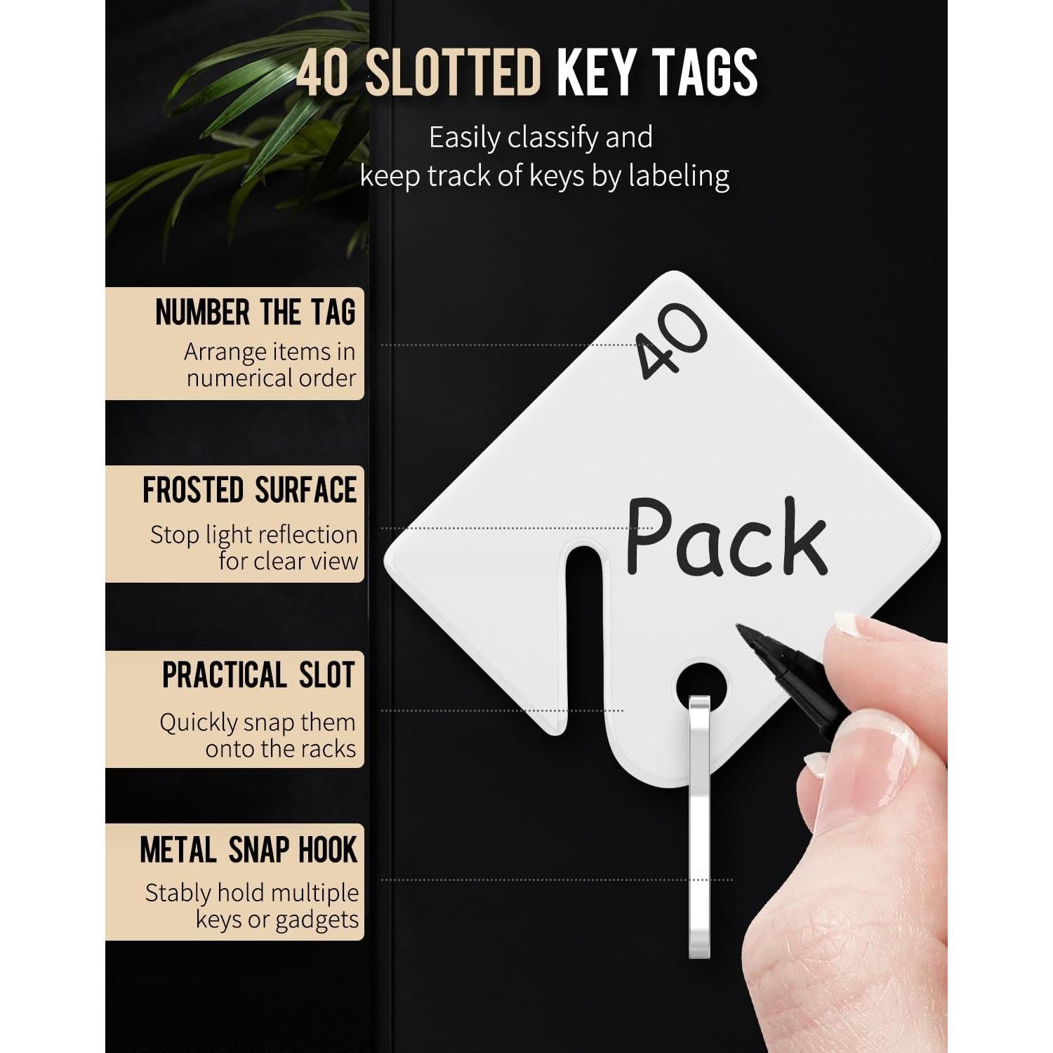 Armario de Llaves Uniclife 40 Posiciones con Cerradura Combinada