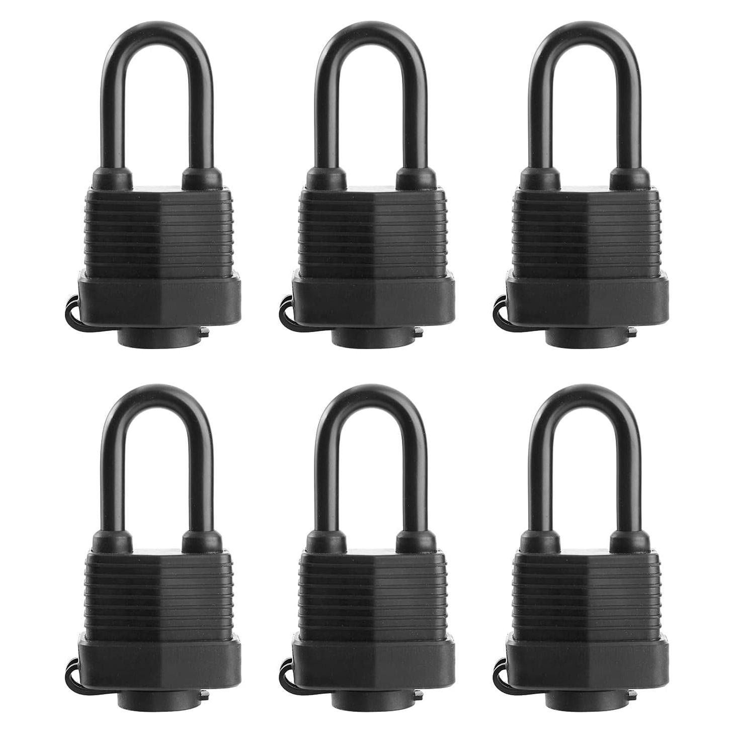 Candados Impermeables SafiSwords 6 Piezas 4 cm Alta Resistencia