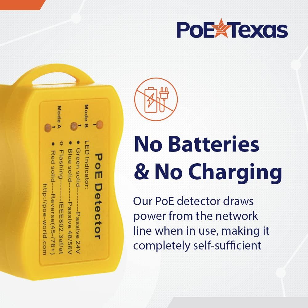 Detector PoE PoE Texas WS-POE-Detector 24V/48V/56V