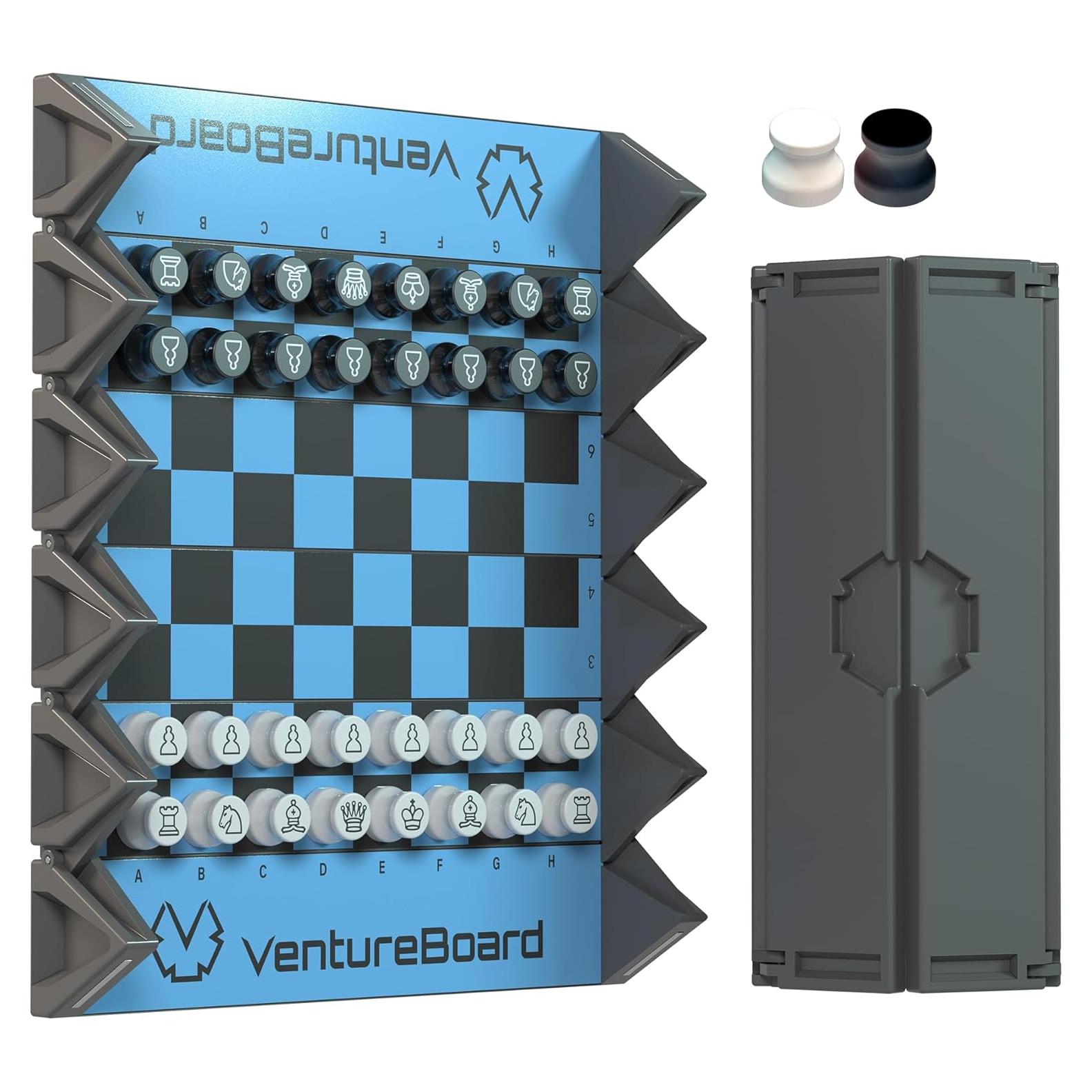 Juego de Ajedrez Magnético VentureBoard 15.24 cm Plegable