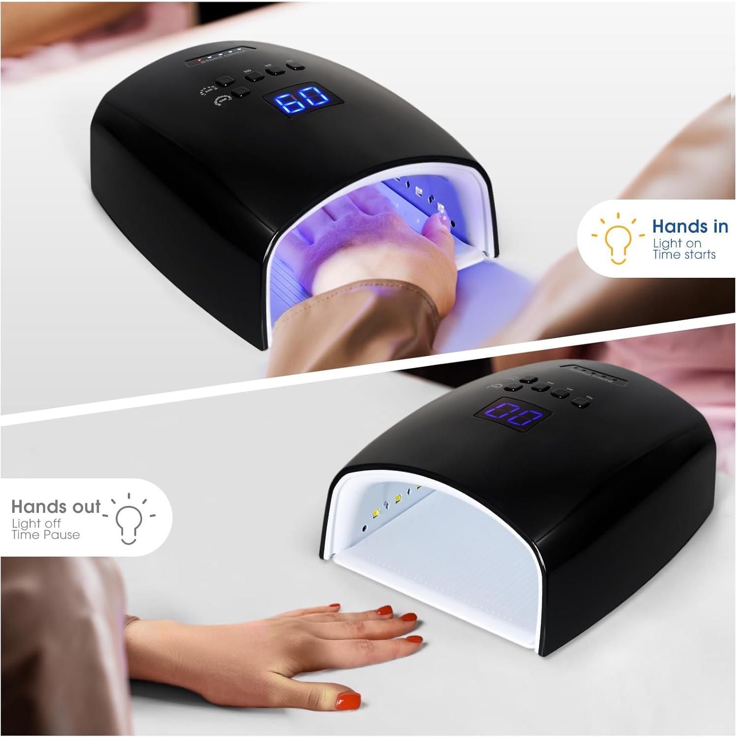 Lámpara UV LED Recargable 48W Liddy Art para Uñas