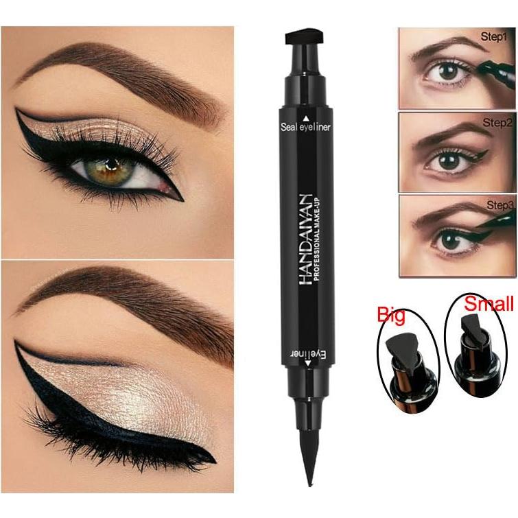 Delineador de Ojos con Alas BONNIESTORE 2 Paquete a Prueba de Agua