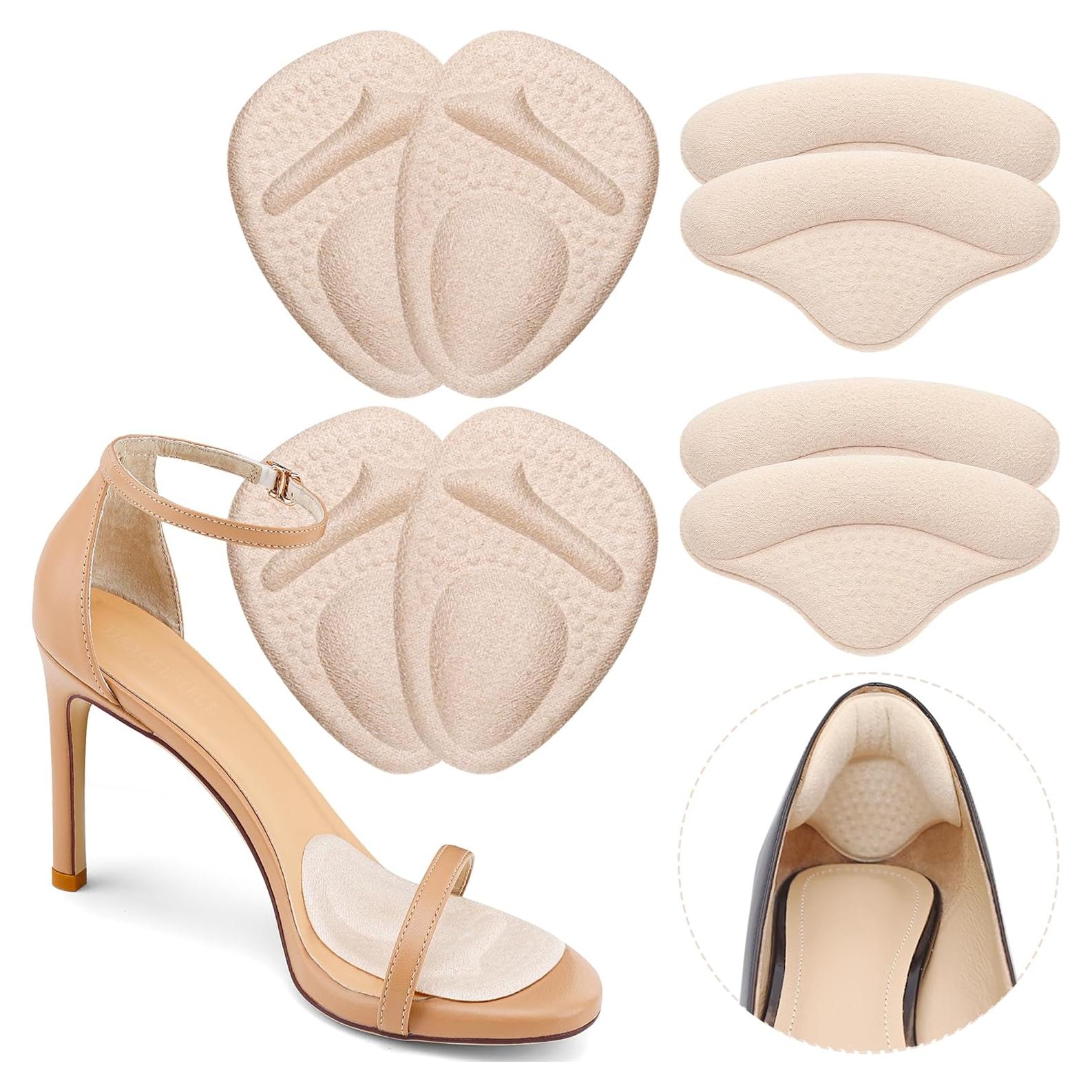 Cojines metatarsales y almohadillas talón Comfowner 4 pares