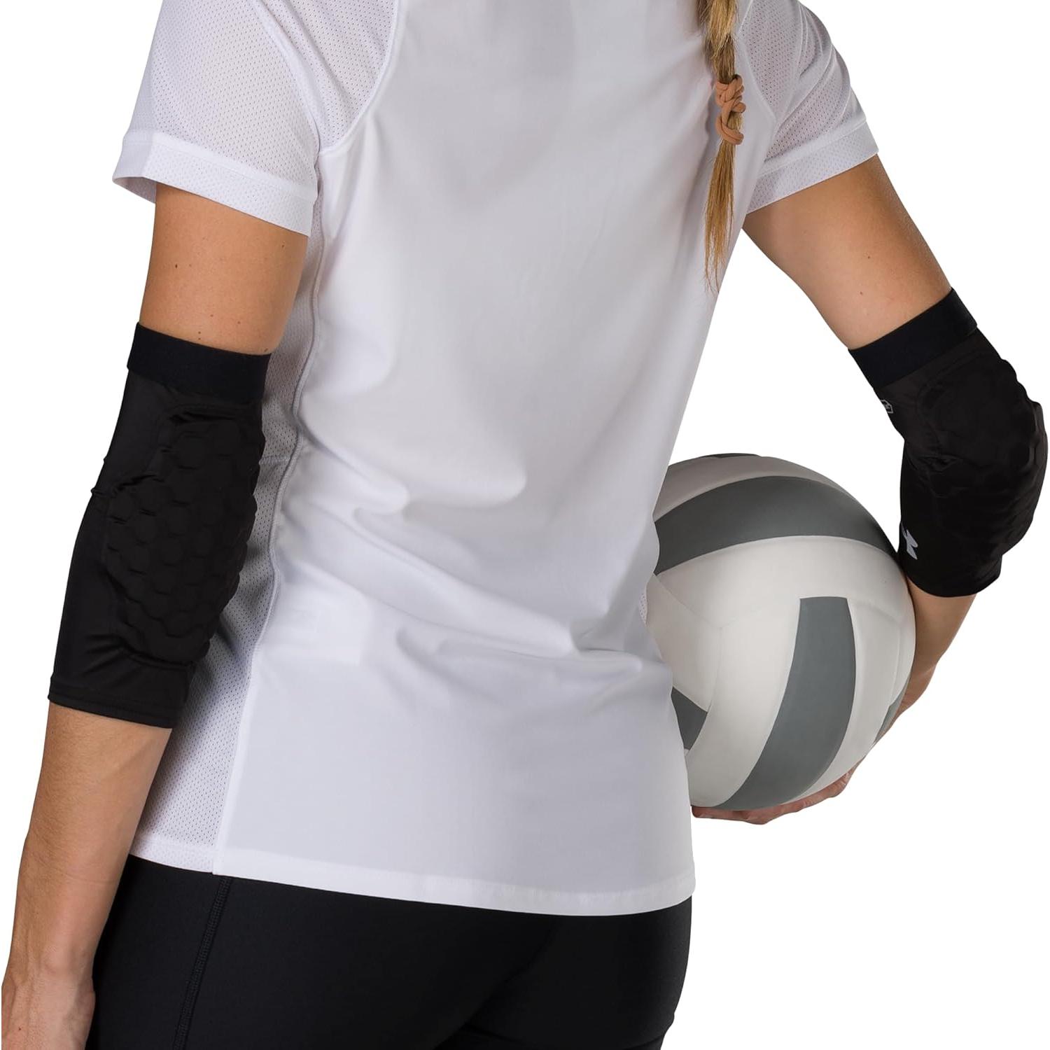 Protectores de Codo Voleibol Under Armour Unisex Negro