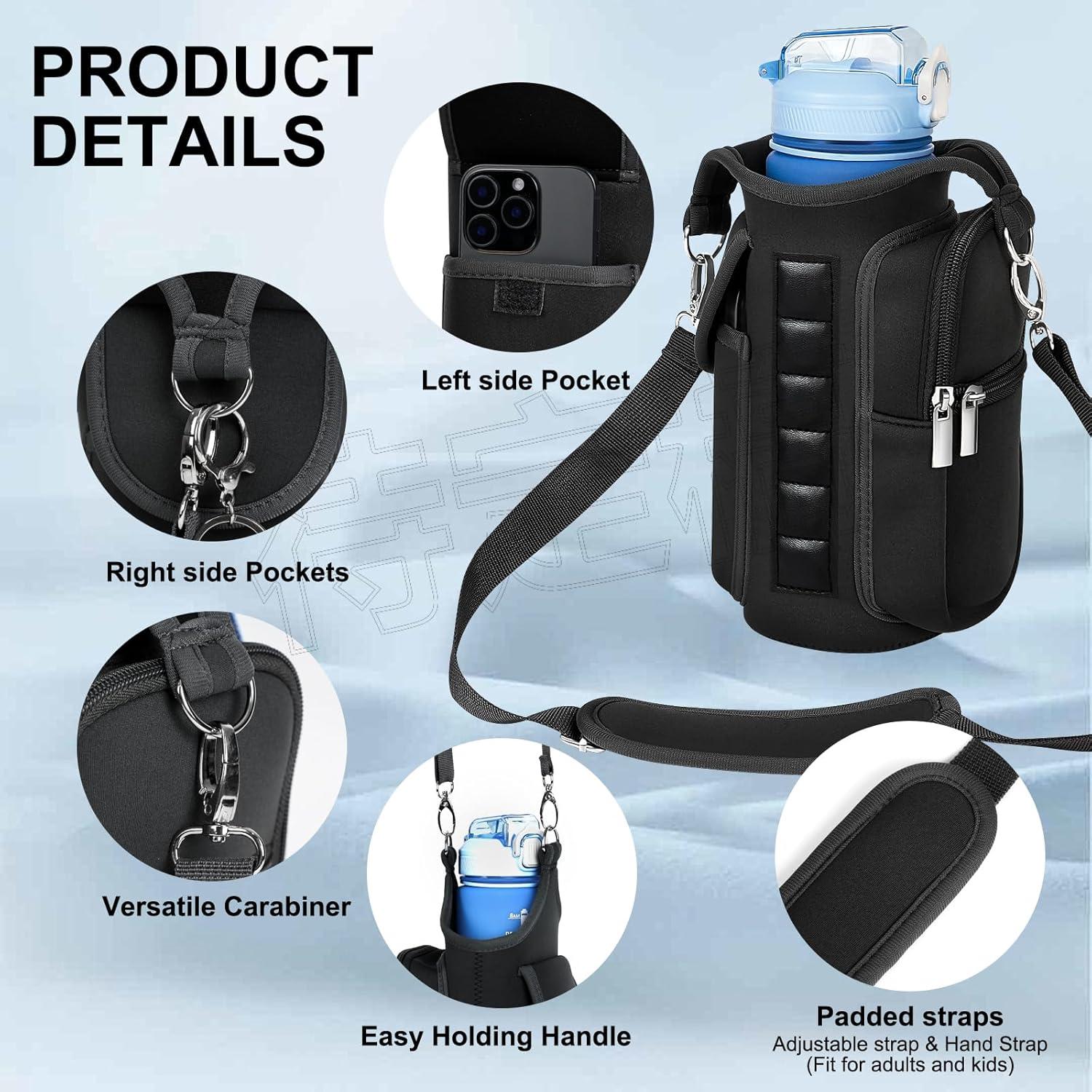 Bolsa de Gimnasio Magnética Panmout con Botella 800 ml