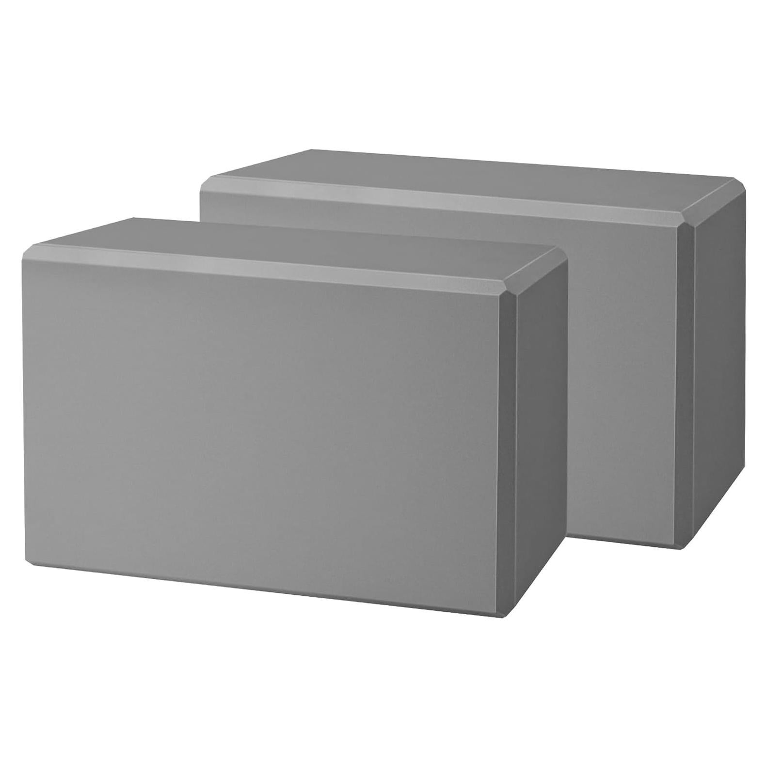 Bloque de Yoga Biguphate EVA Antideslizante Gris 23x17x7.7cm