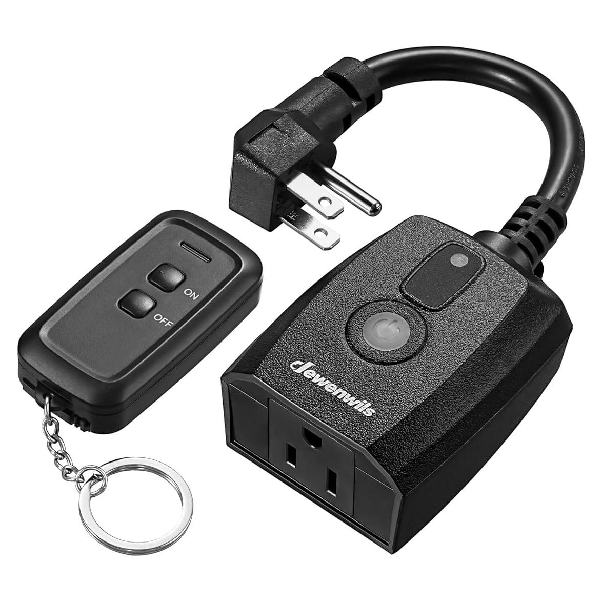 Enchufe de Control Remoto DEWENWILS para Exterior 15A 100FT