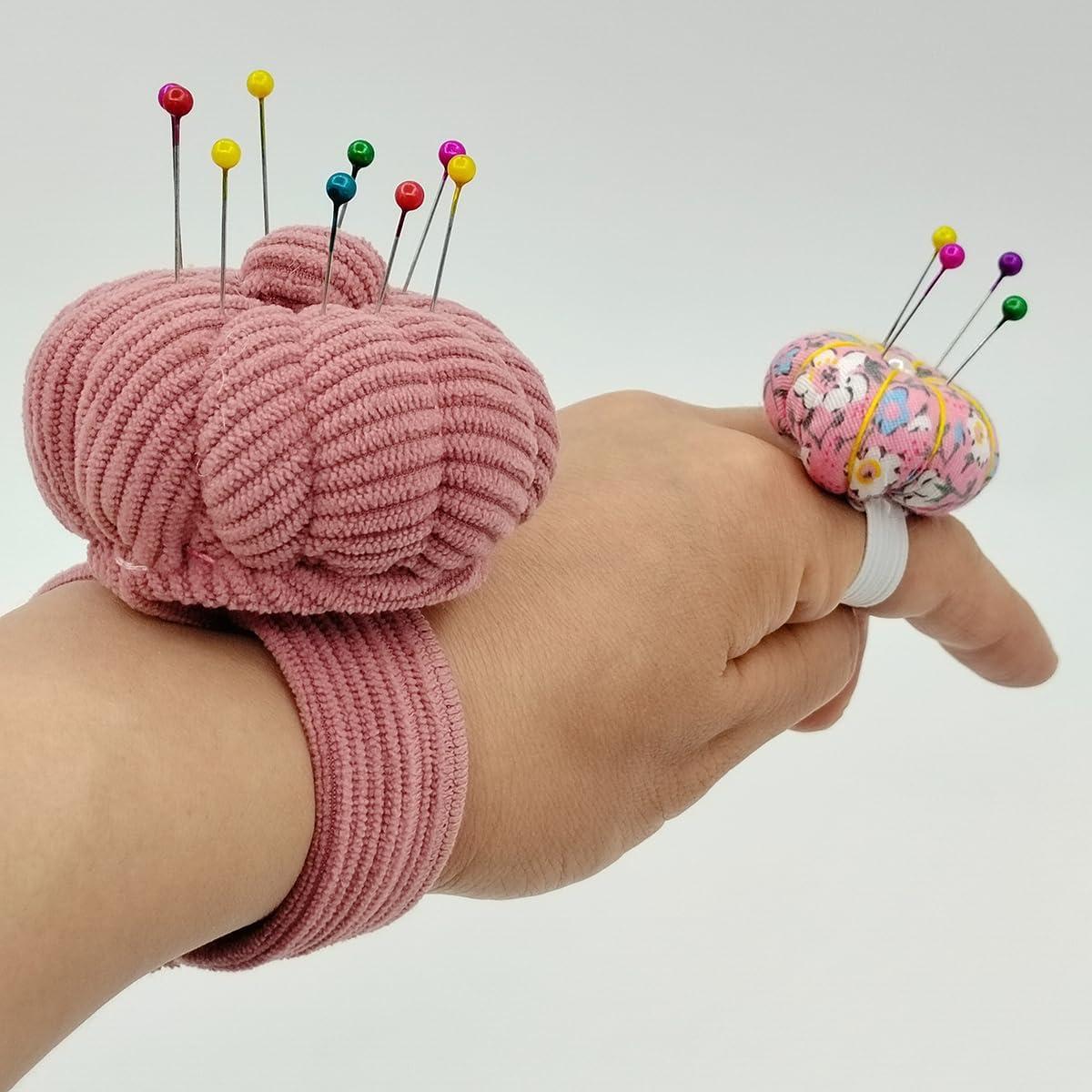 Almohadilla de Agujas para Muñeca y Dedo MEMFISH Calabaza