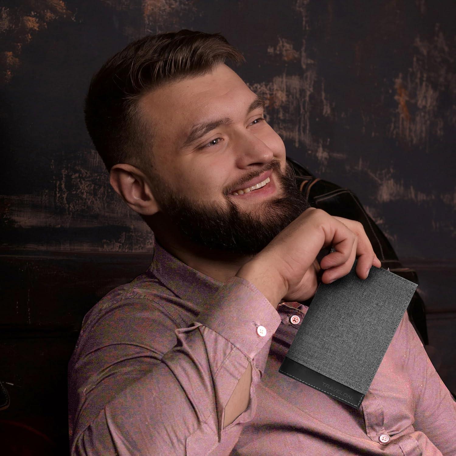 Funda para Pasaporte Travelon con Bloqueo RFID Negra