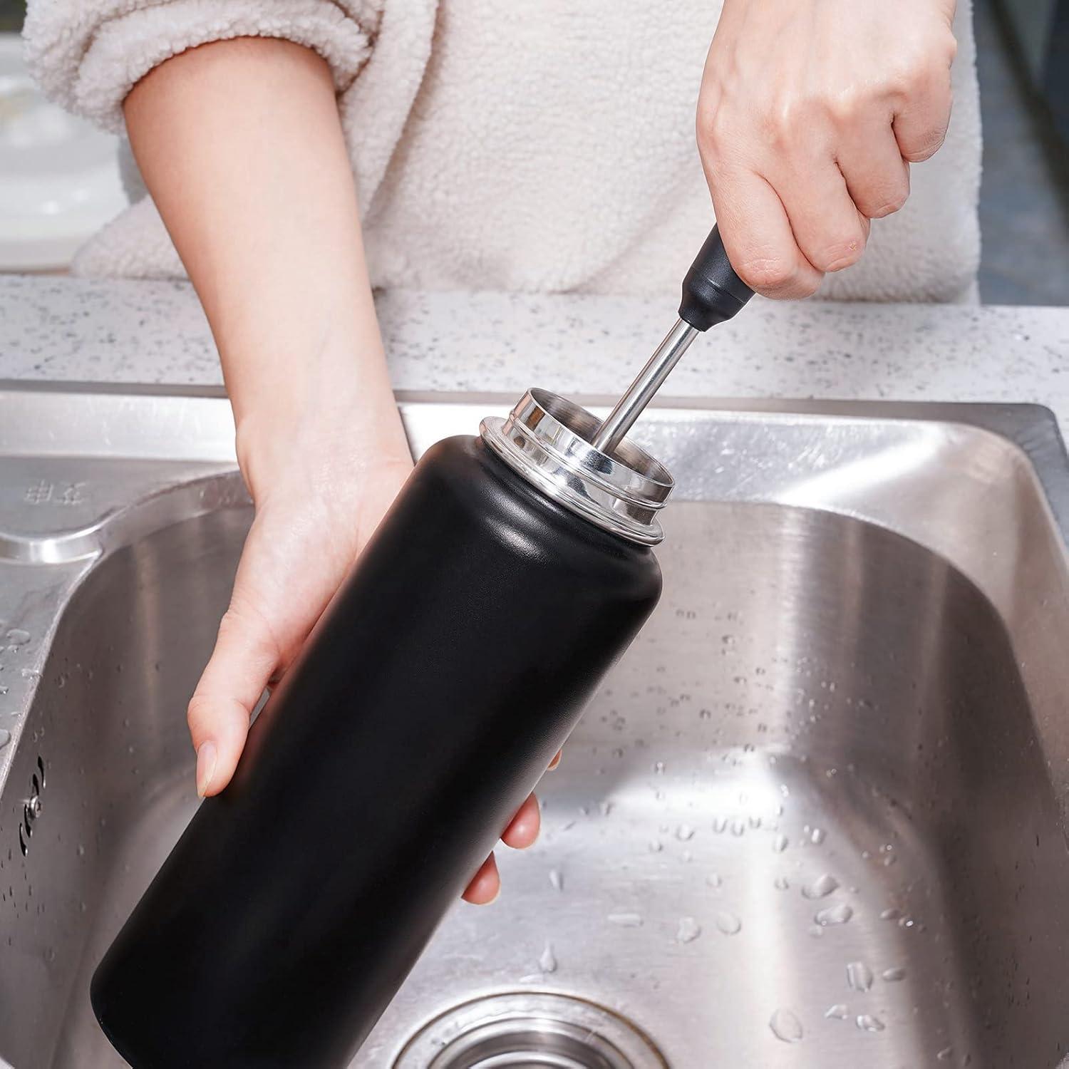 Cepillo de Limpieza para Botellas Purtribe 33 cm Reemplazable