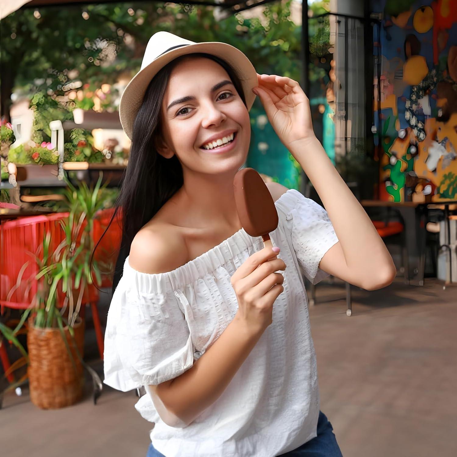 4 Moldes de Silicona para Paletas SAYAYA con 200 Palitos