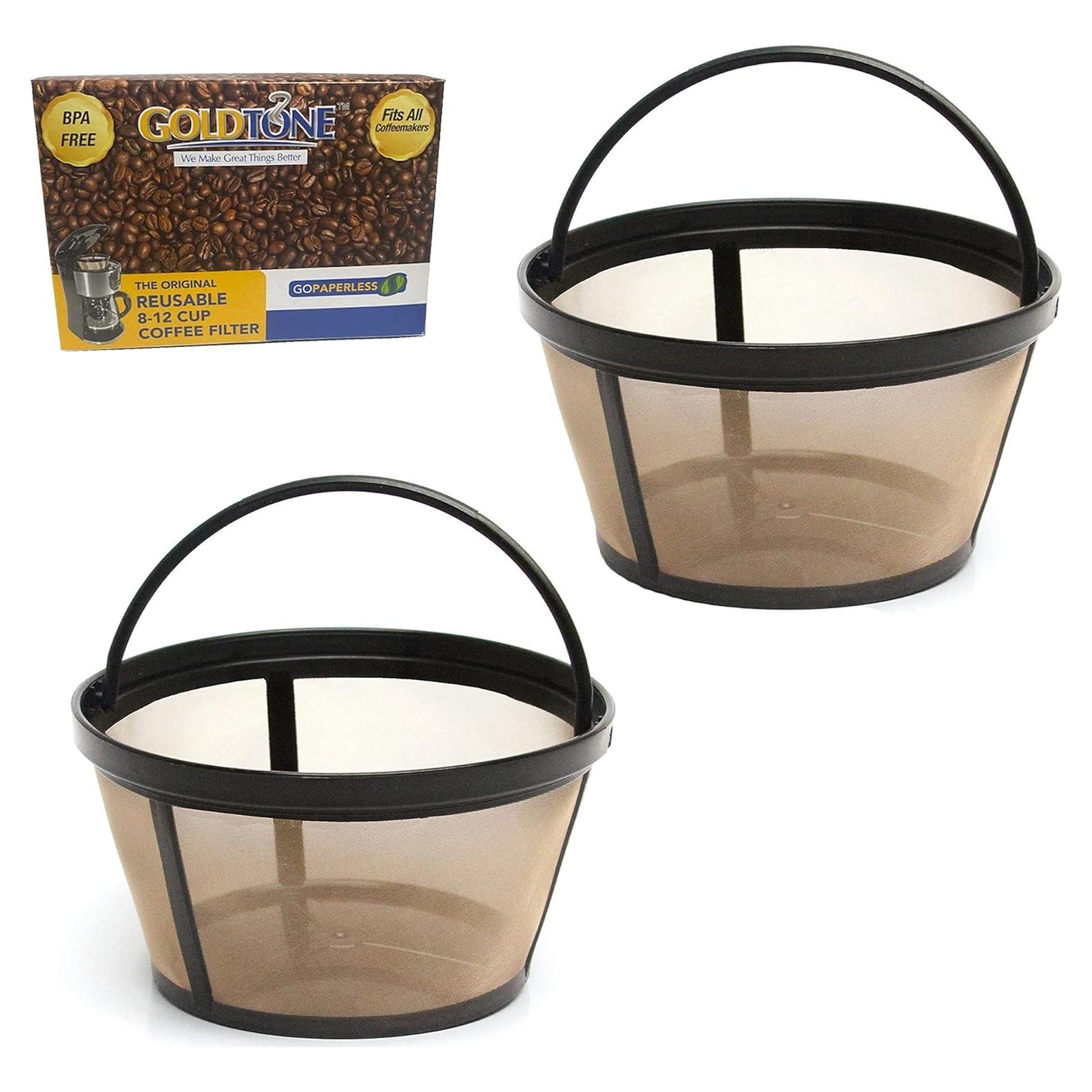 Filtro de café reutilizable GoldTone 2 Pack para Mr. Coffee
