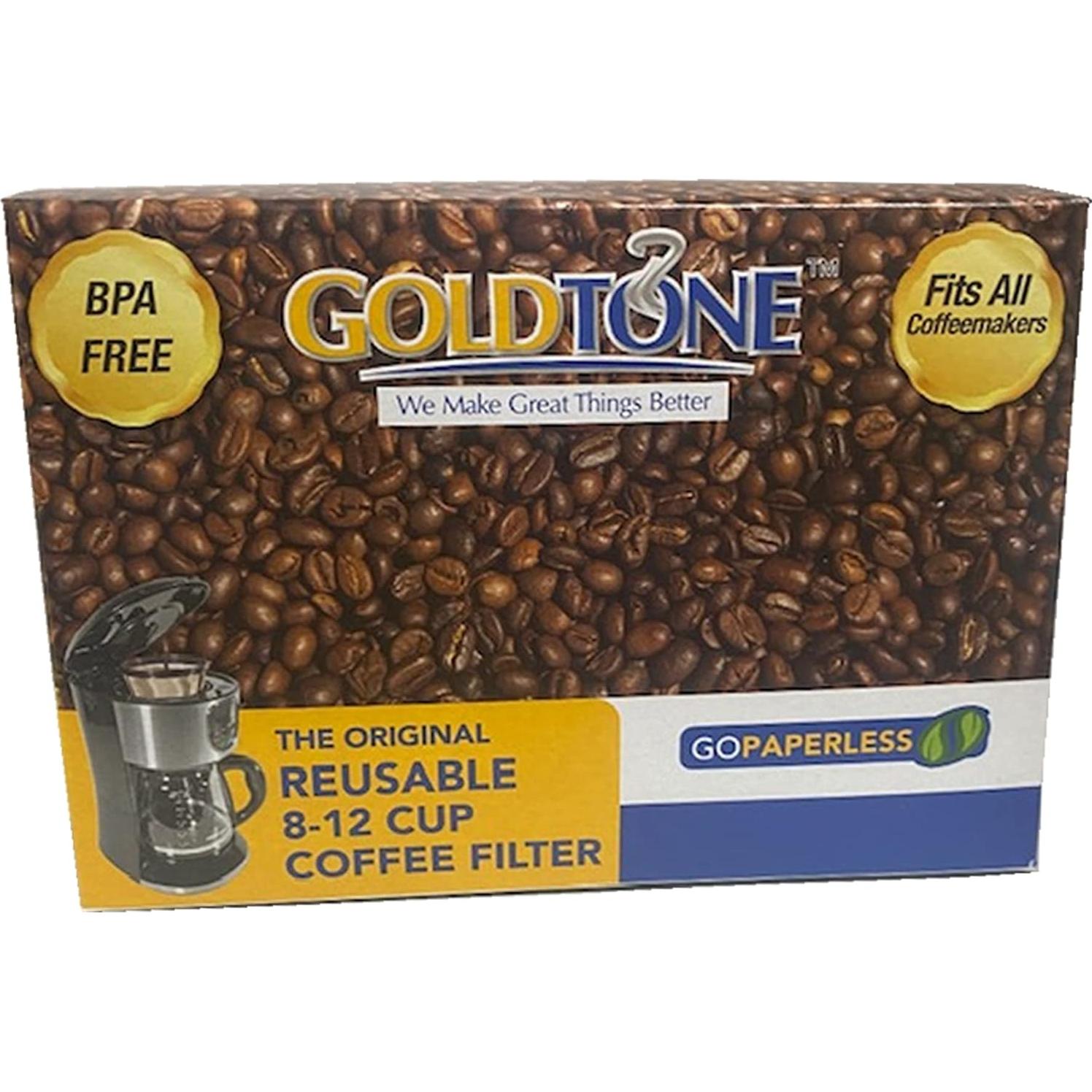 Filtro de café reutilizable GoldTone 2 Pack para Mr. Coffee