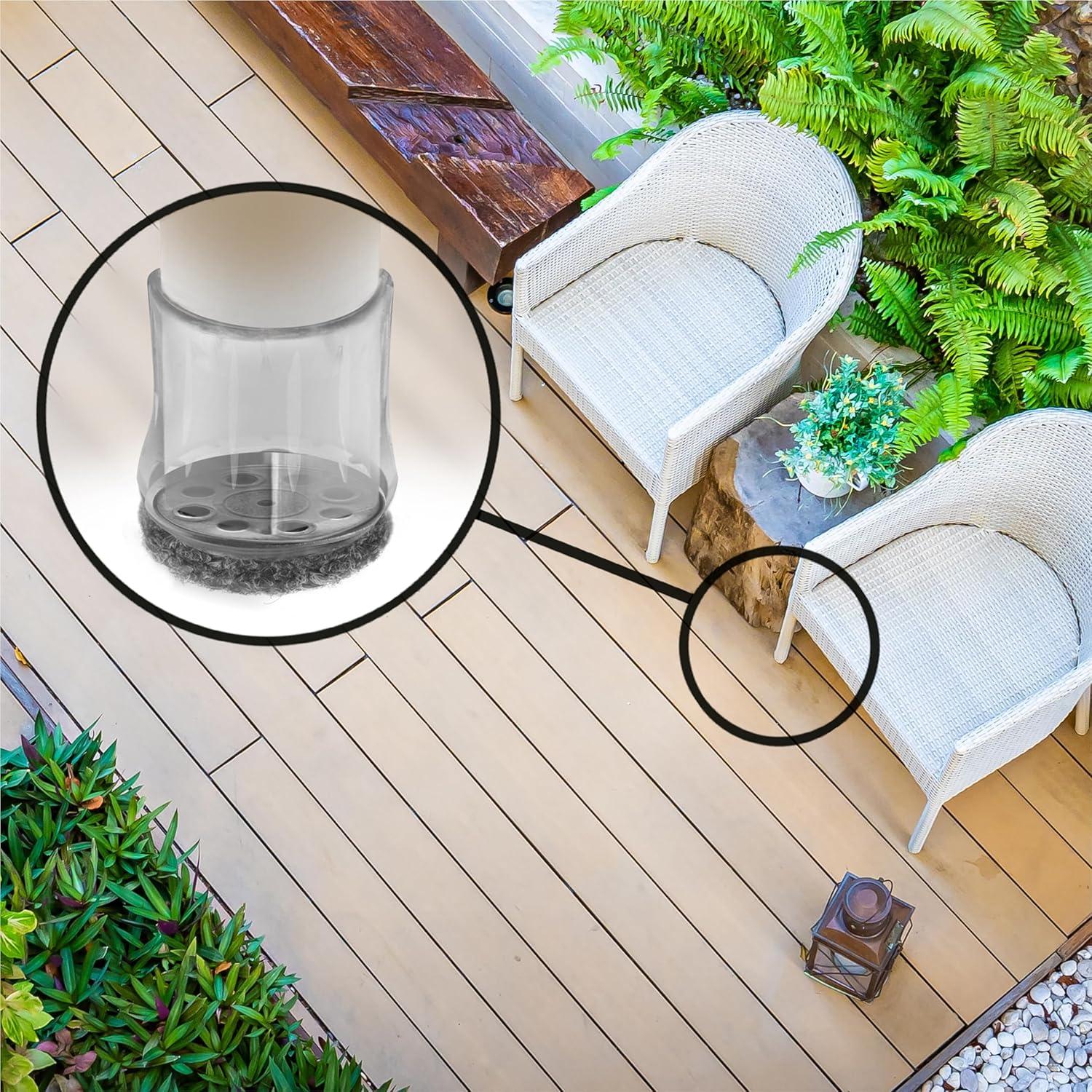 Deslizadores de Muebles Slipstick Gorilla para Exteriores - 8 Piezas