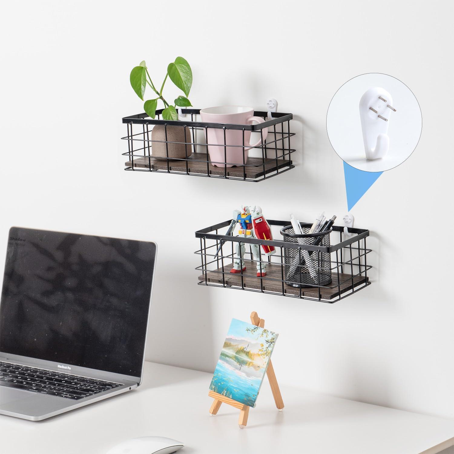 Cesta de Almacenamiento Metálica ROSEBLOOM 29x14x10cm