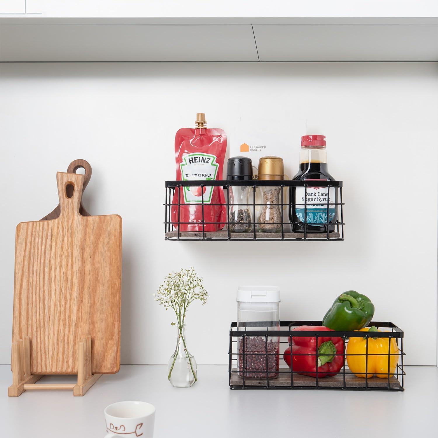 Cesta de Almacenamiento Metálica ROSEBLOOM 29x14x10cm