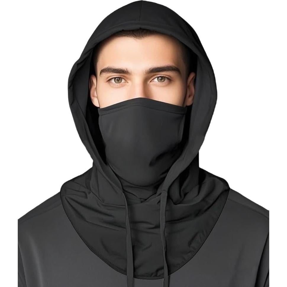 Máscara Balaclava Refrigerante Unisex UV 50+ Negra