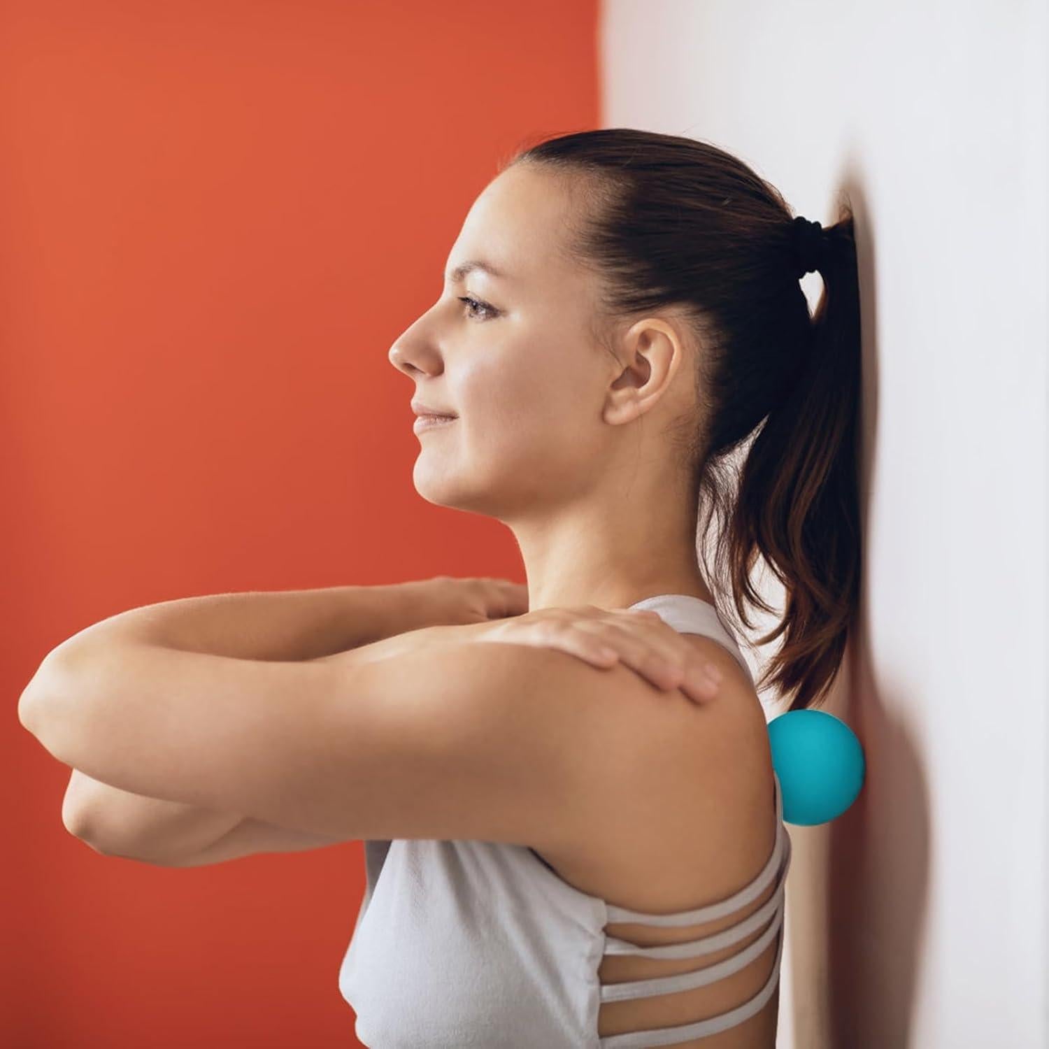 Juego de Pelotas de Masaje MAROJAP - 2 Pelotas Firmes Azul