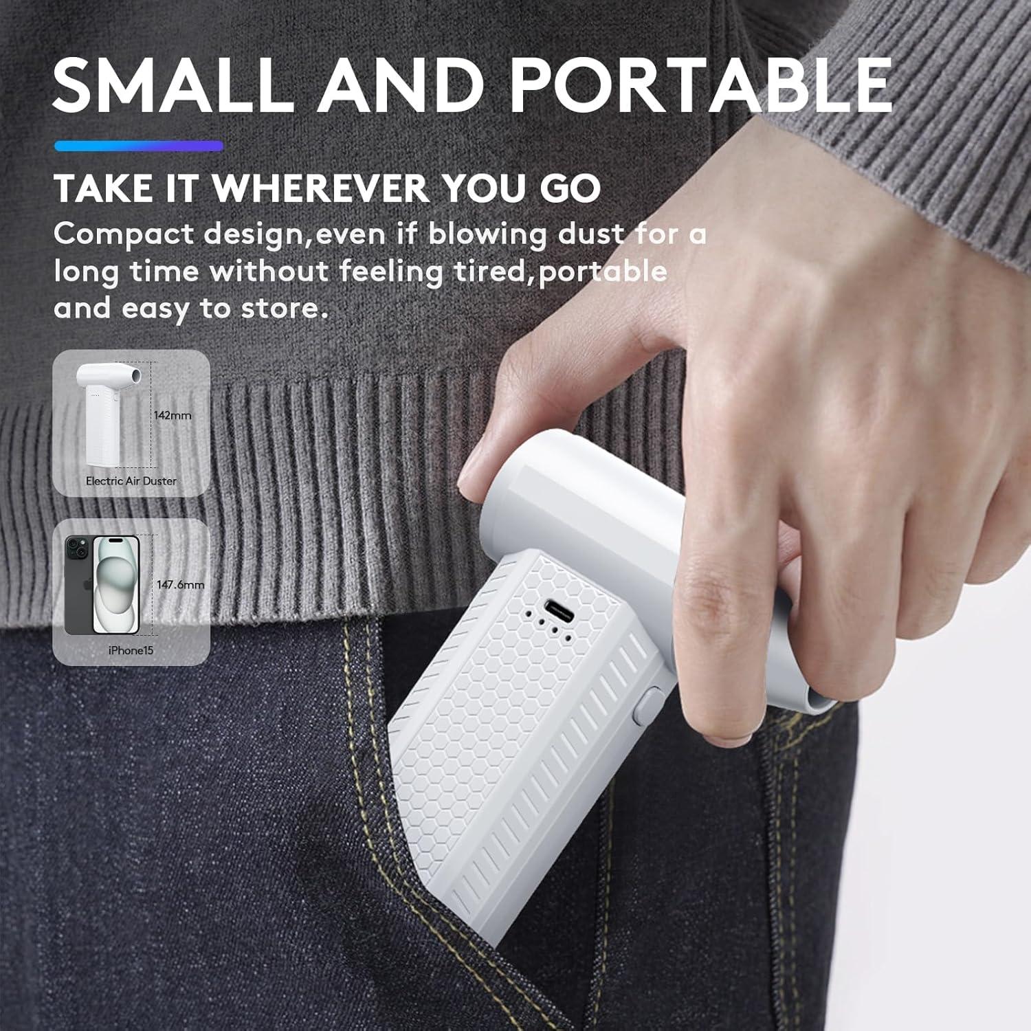 Soplador de Aire Comprimido FourQ FA002 - 130000 RPM - Blanco