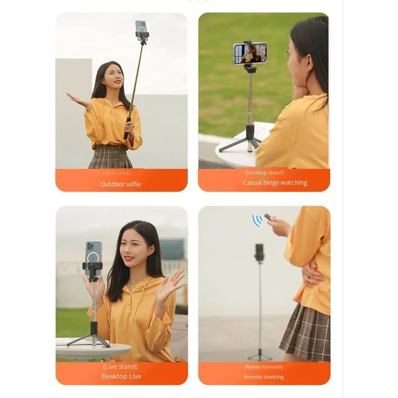 Trípode para Selfie XIHAMA Extensible 100 cm con Control Remoto