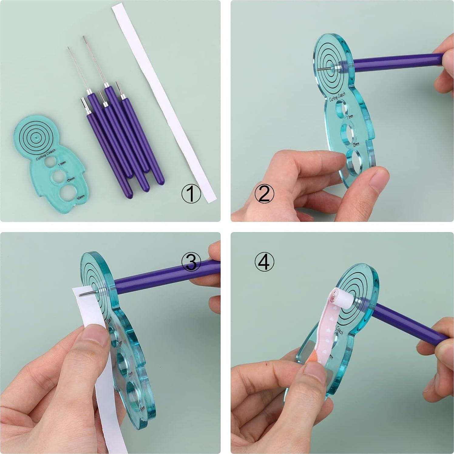 Juego de Herramientas de Quilling SAVITA, 5 Piezas para Manualidades