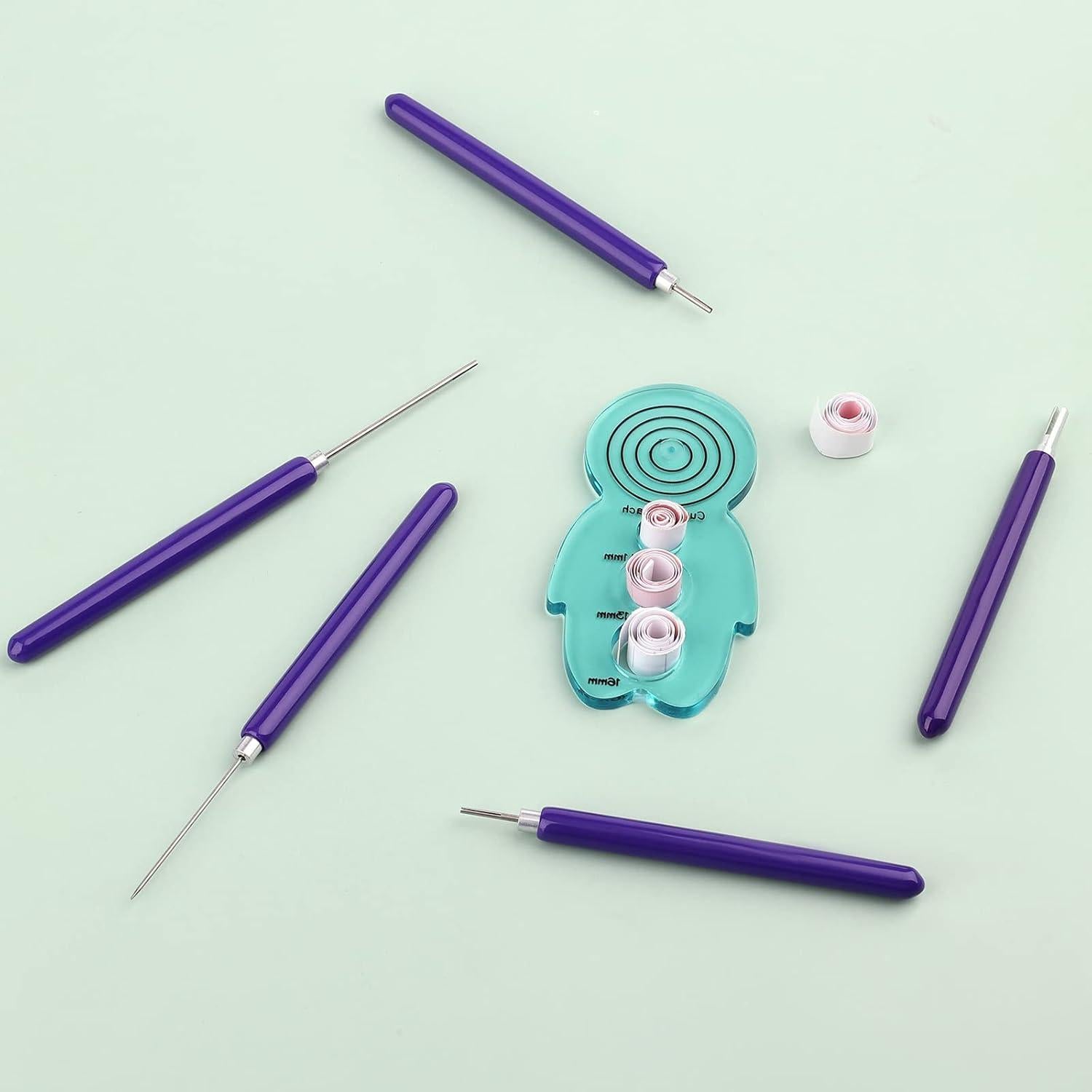 Juego de Herramientas de Quilling SAVITA, 5 Piezas para Manualidades