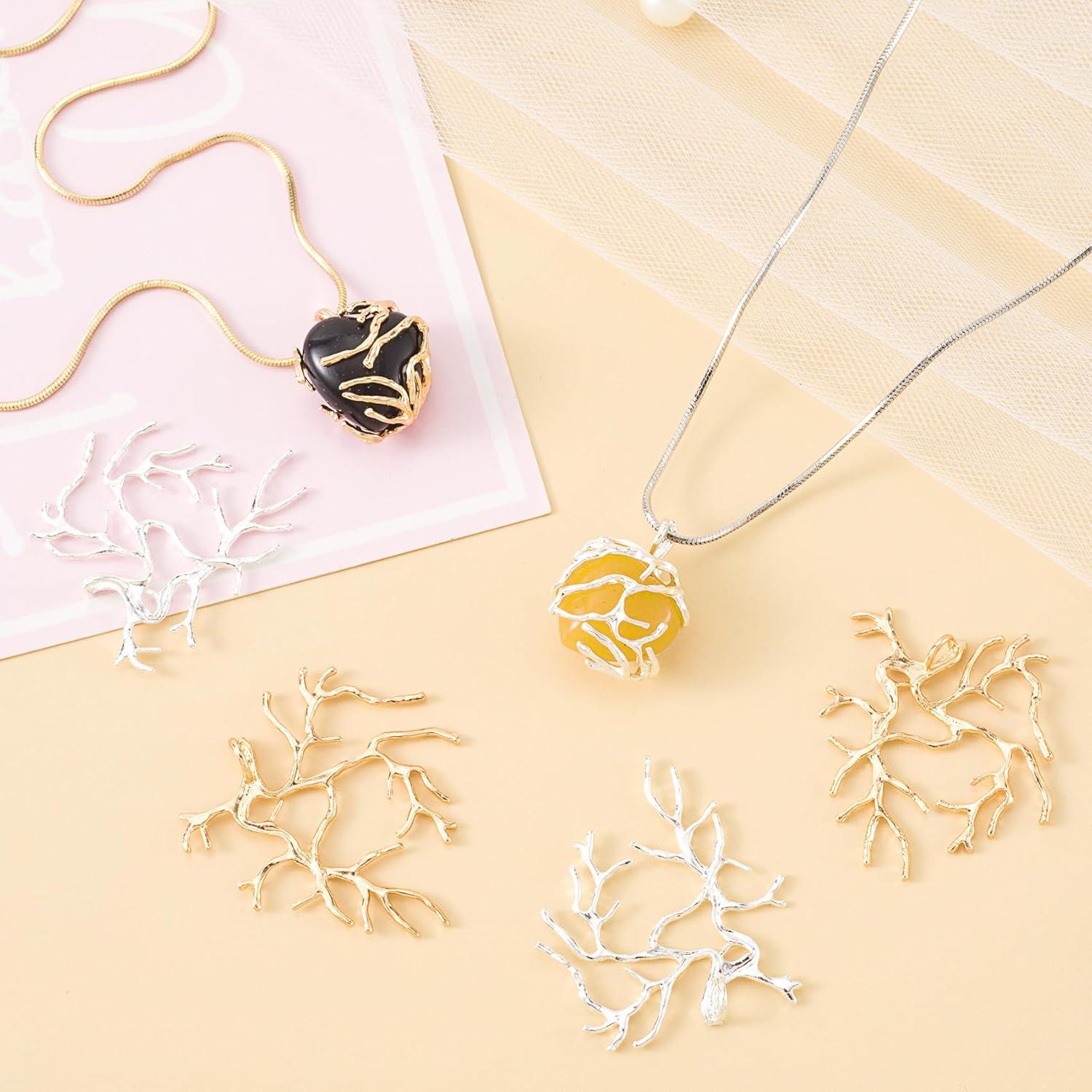 Plantillas de Joyería HINZIC 4 Pcs en Oro y Plata para DIY