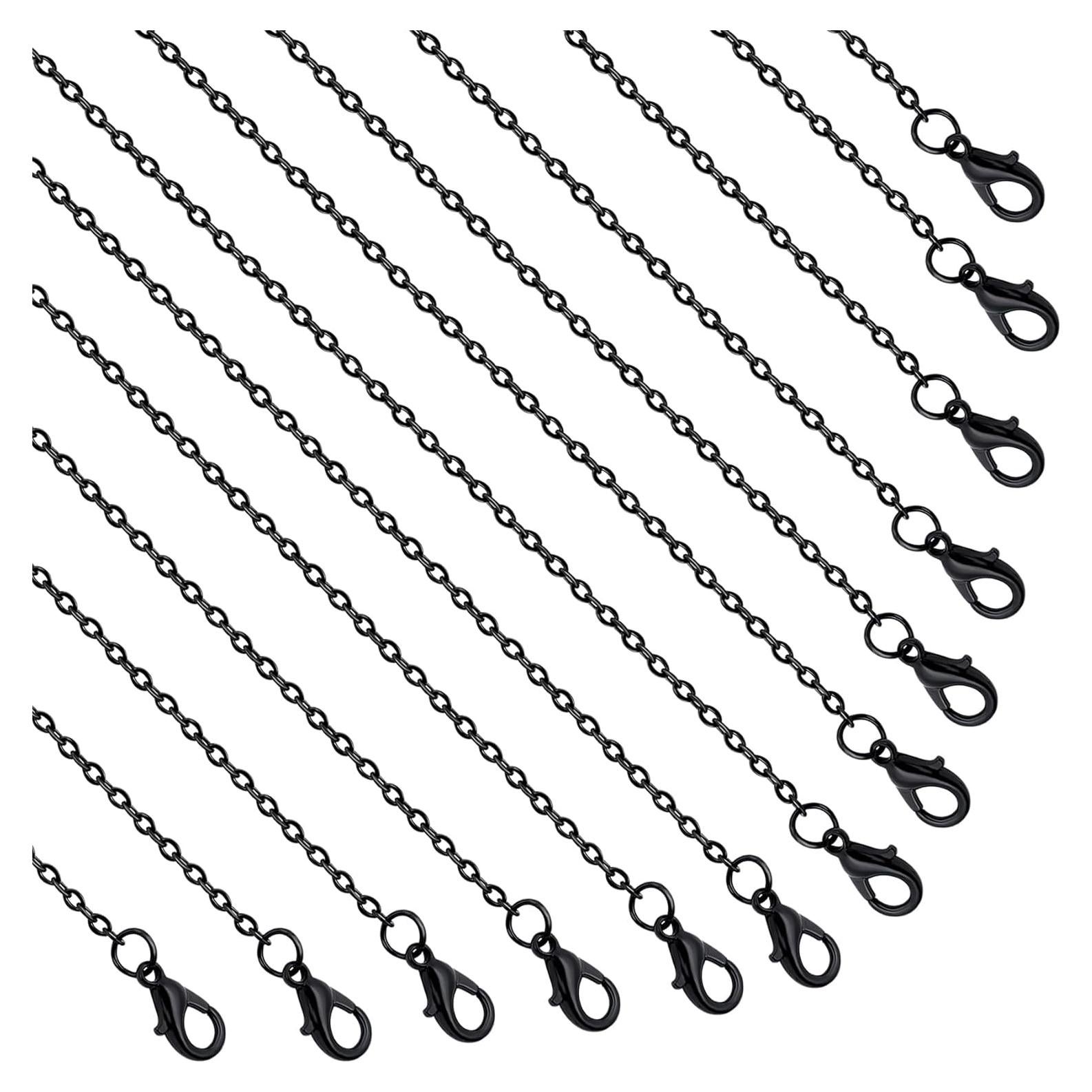 Cadenas de Collar Lemonkey 24 Piezas 40.64 cm Negro