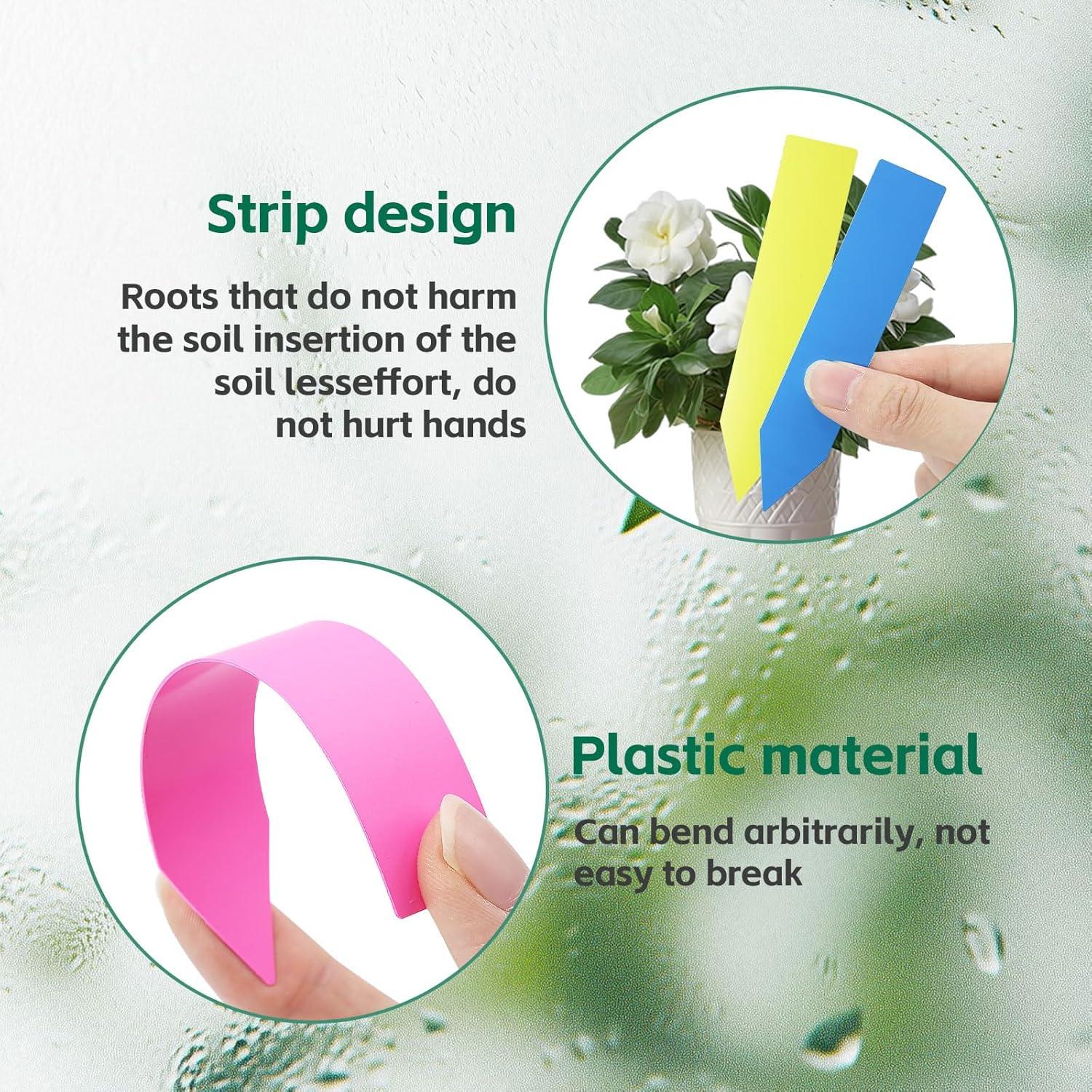 Etiquetas de Jardín Diteryy 1000 Pcs Plástico Multicolor